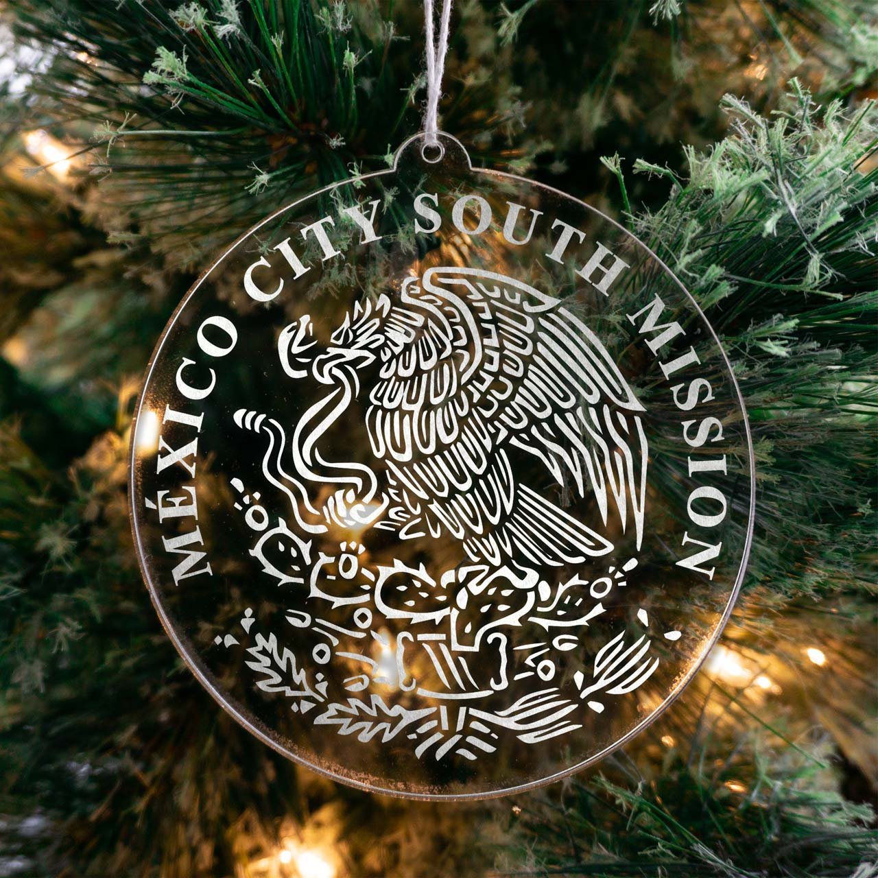 Mexico Mexico City North Mission Christmas Ornament - Latter-Day Saint LDS Missionary Gift - Book of Mormon