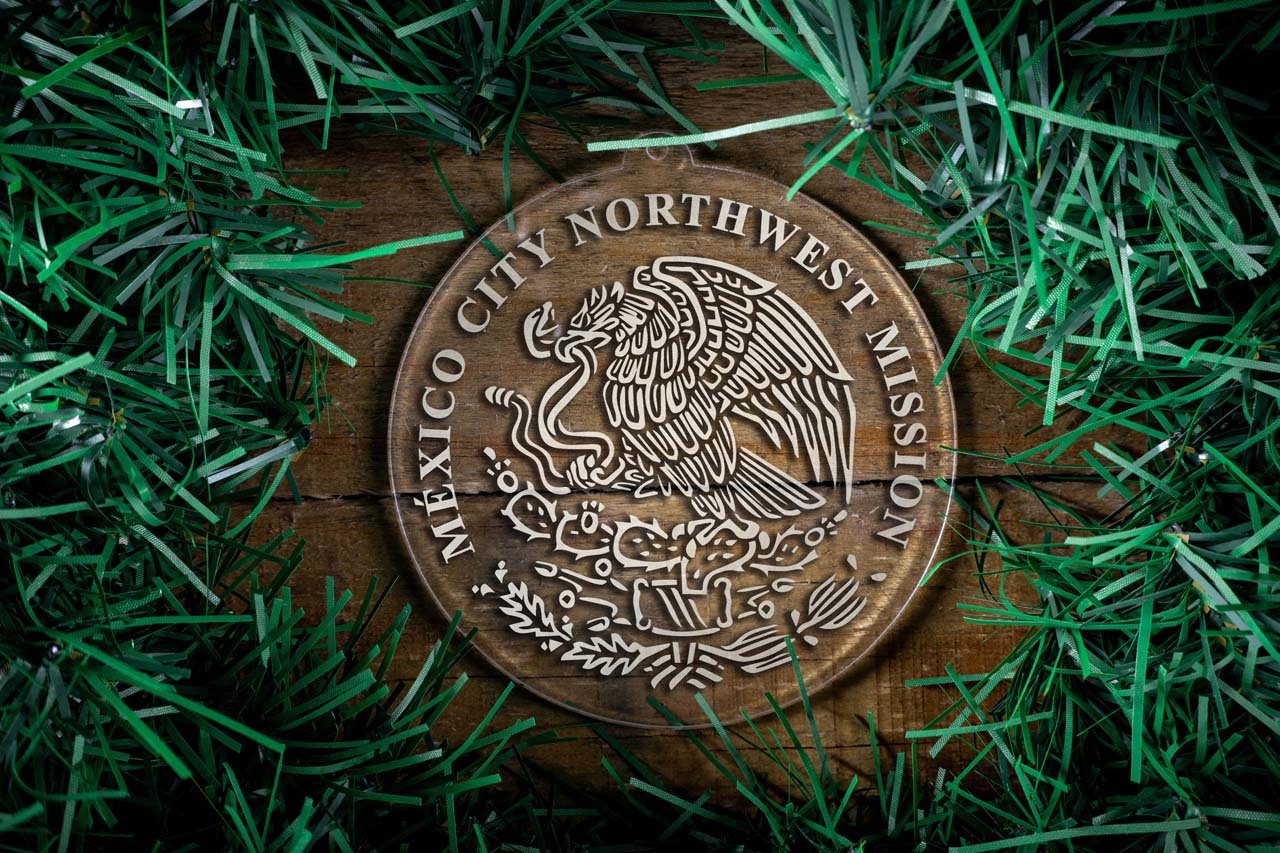 Mexico Mexico City Northwest Mission Christmas Ornament - Latter-Day Saint LDS Missionary Gift - Book of Mormon