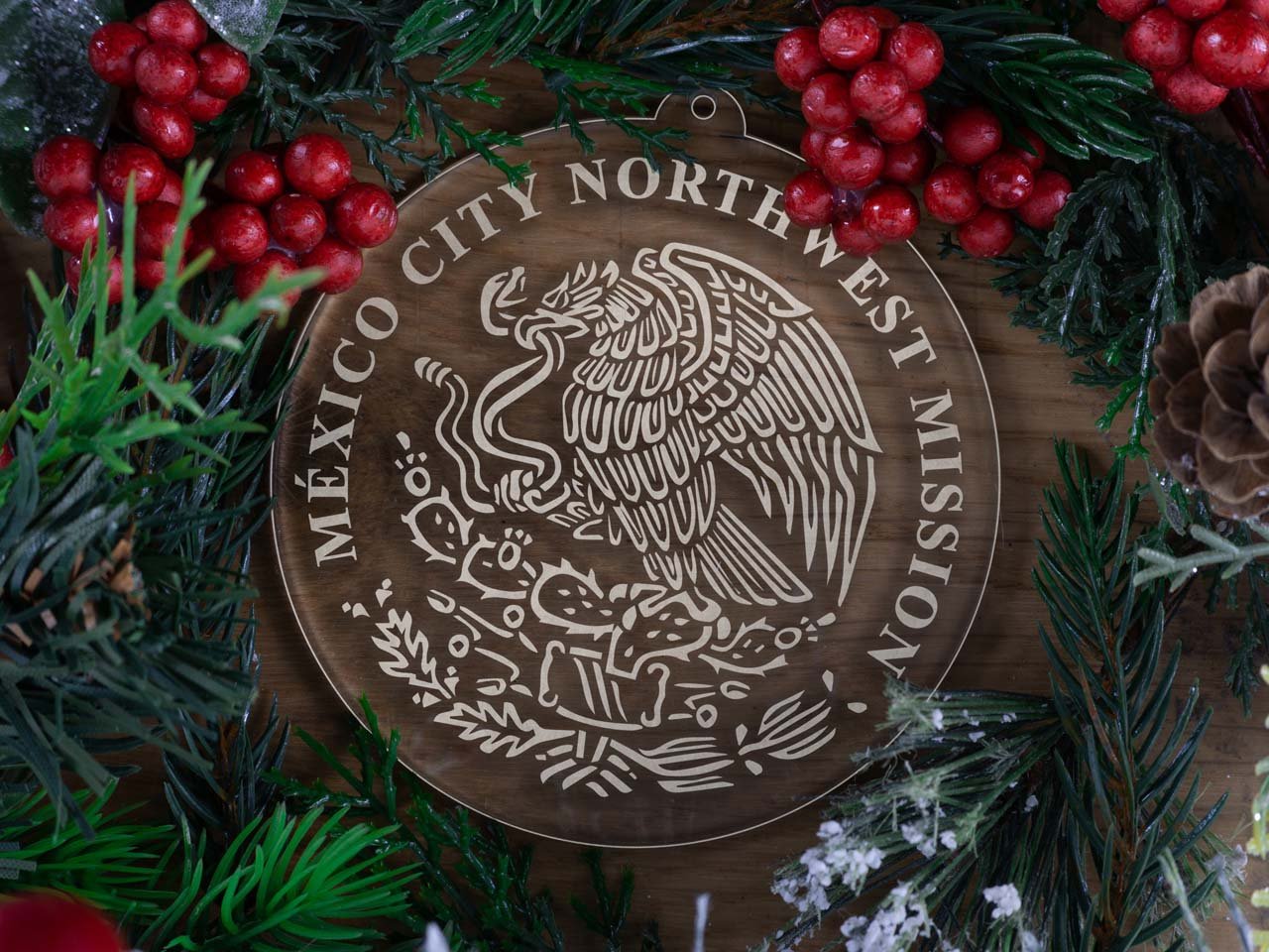 Mexico Mexico City Northwest Mission Christmas Ornament - Latter-Day Saint LDS Missionary Gift - Book of Mormon