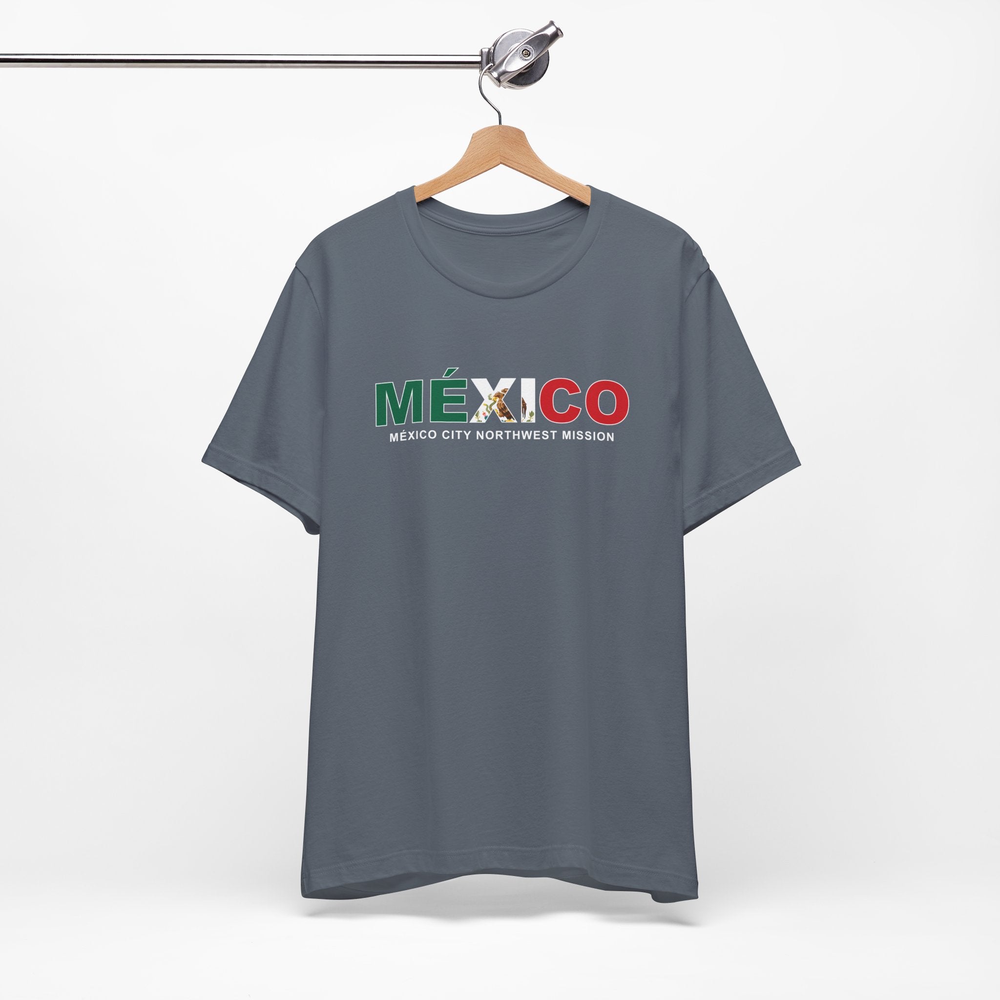Mexico Mexico City Northwest Mission Flag Title T-shirt - Mission Wishlist - LDS Missionary Gift Store