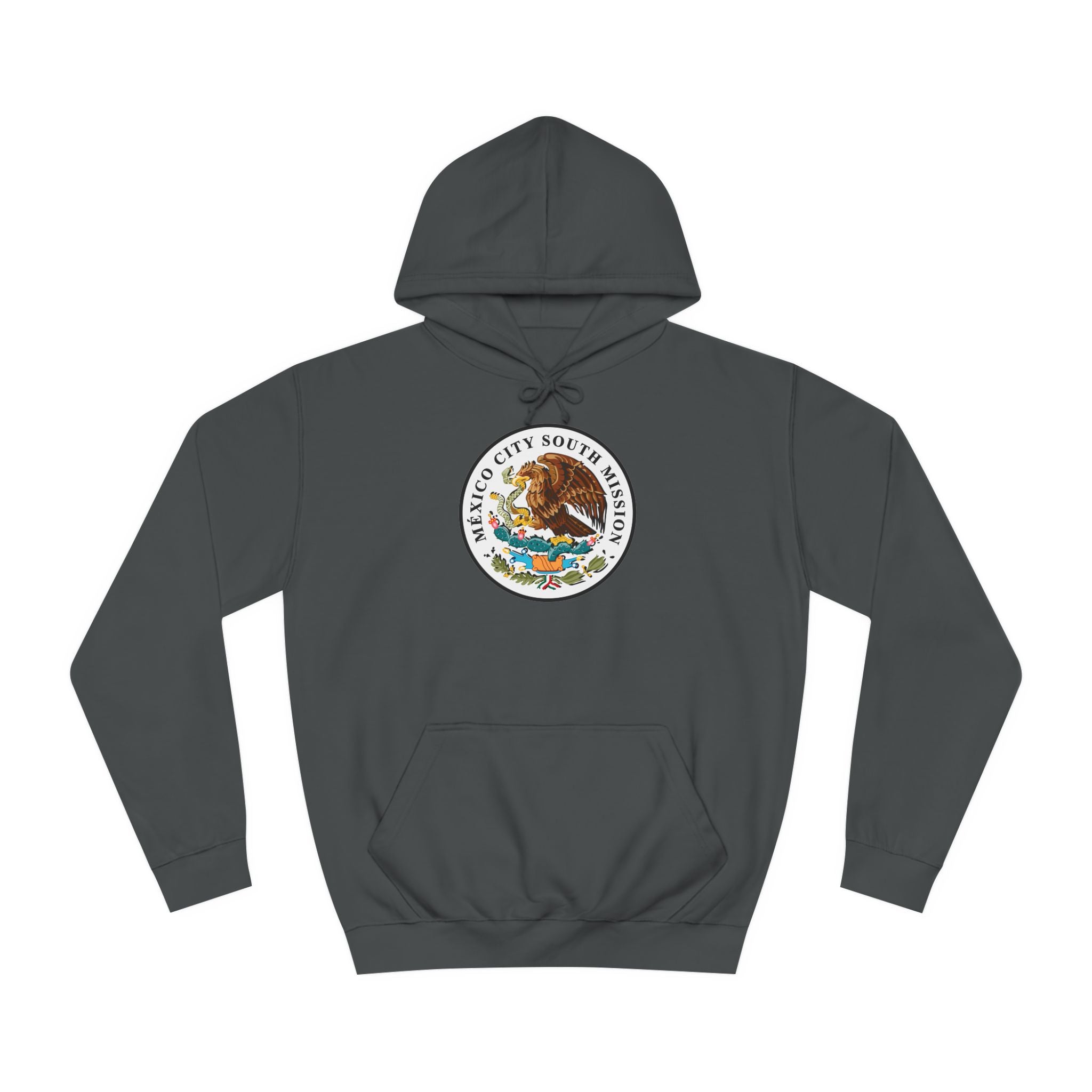 Mexico Mexico City South Mission Flag Logo (White Border) College Hoodie - Mission Wishlist - LDS Missionary Gift Store