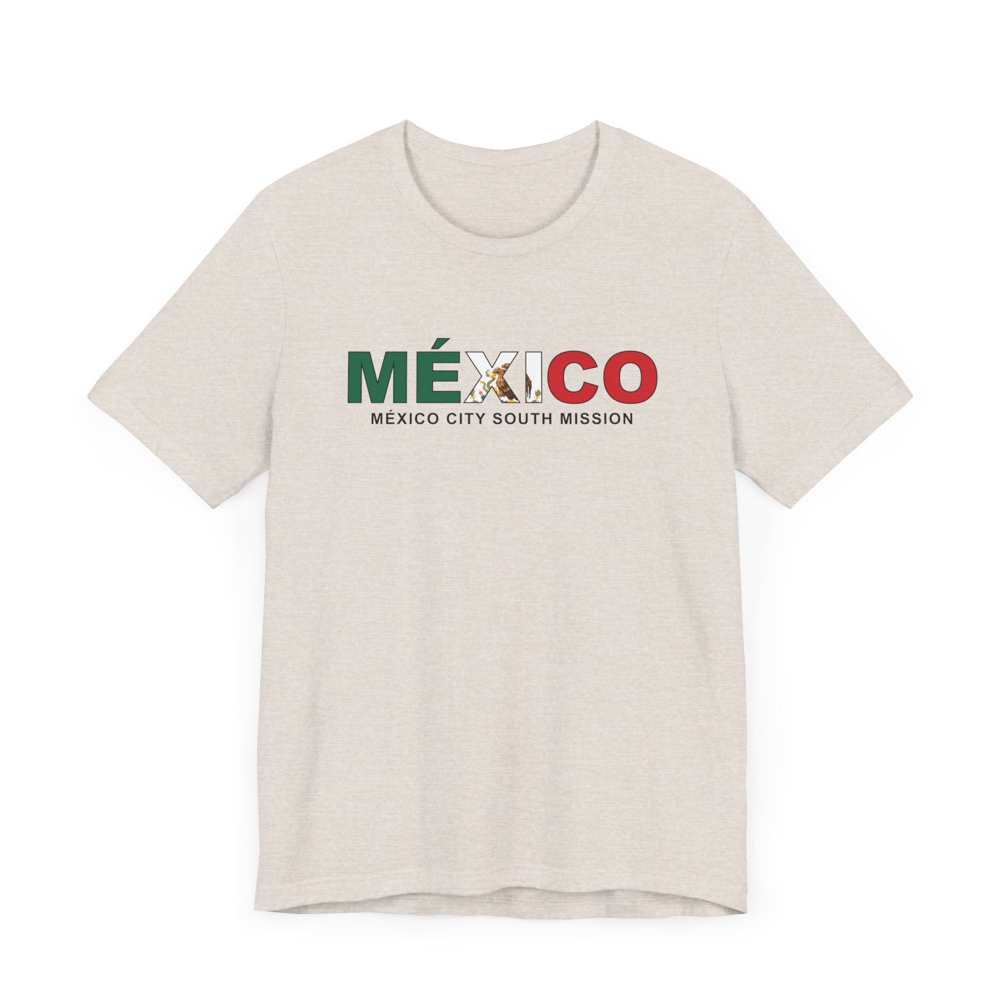 Mexico Mexico City South Mission Flag Title T-shirt - Mission Wishlist - LDS Missionary Gift Store