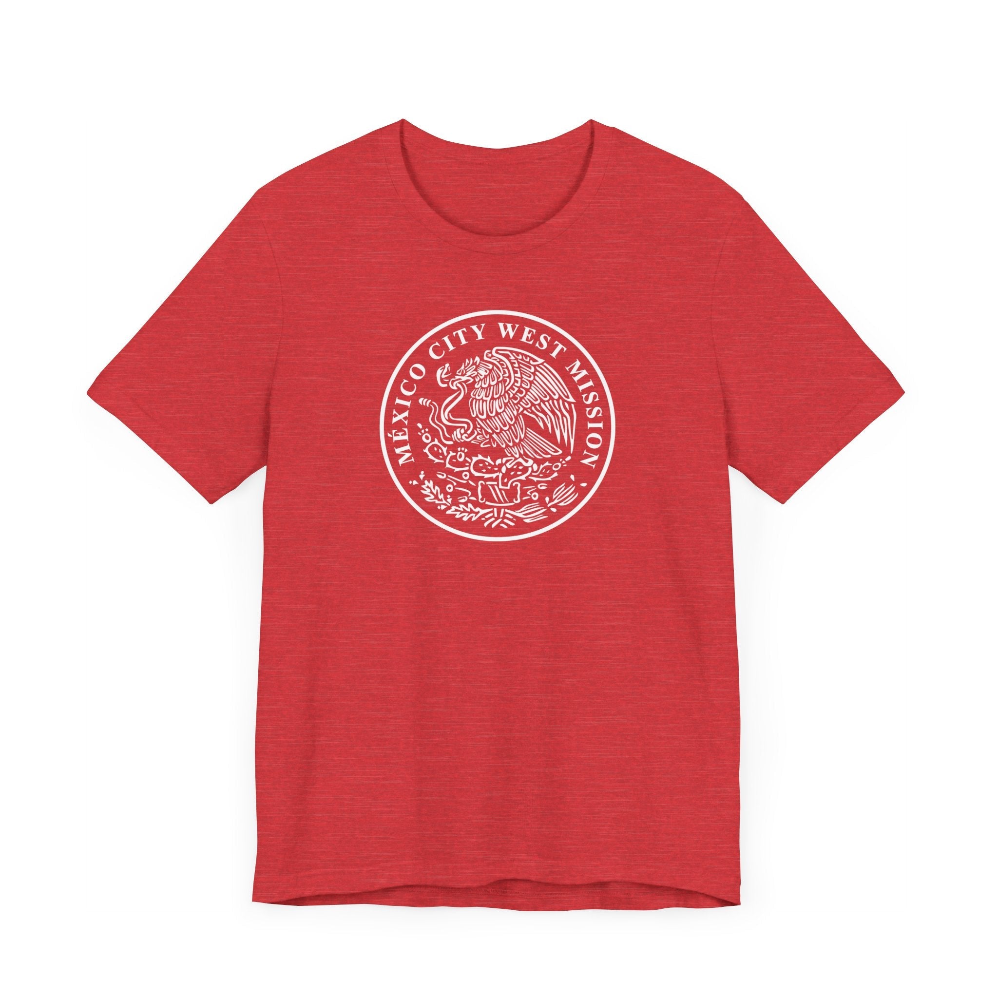 Mexico Mexico City West Mission Circular Monochrome Logo T-Shirt - Mission Wishlist - LDS Missionary Gift Store