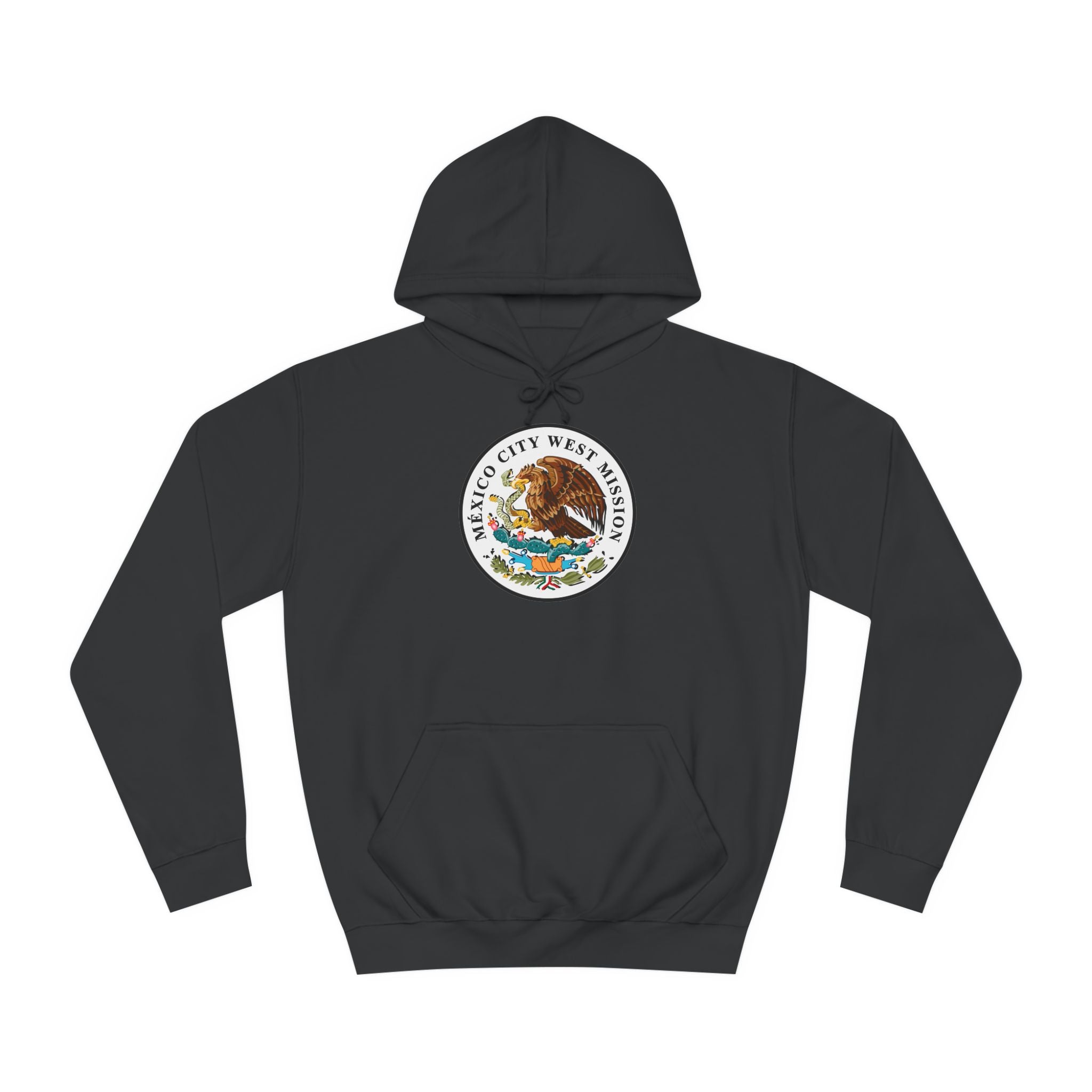 Mexico Mexico City West Mission Flag Logo (White Border) College Hoodie - Mission Wishlist - LDS Missionary Gift Store