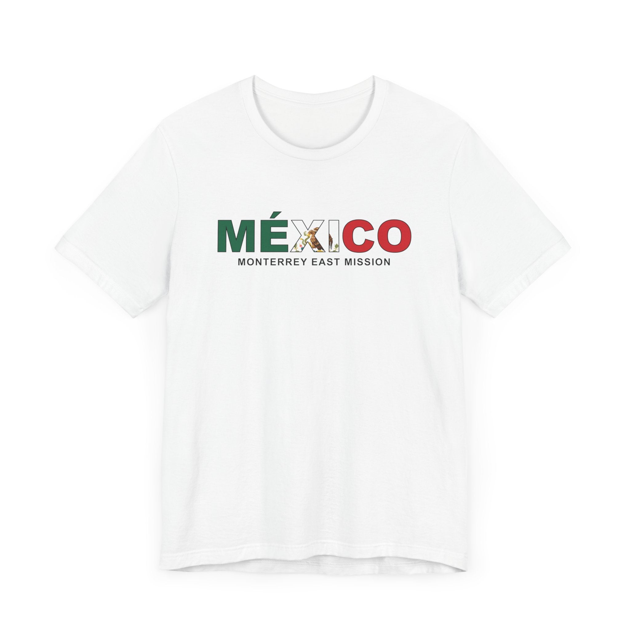 Mexico Monterrey East Mission Flag Title T-shirt - Mission Wishlist - LDS Missionary Gift Store