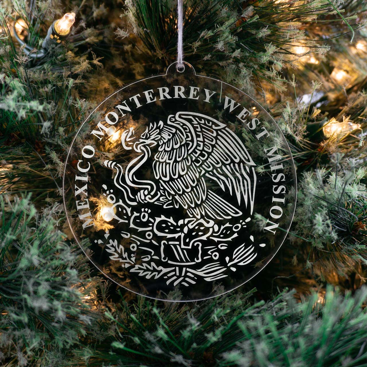 Mexico Monterrey West Mission Christmas Ornament - Latter-Day Saint LDS Missionary Gift - Book of Mormon