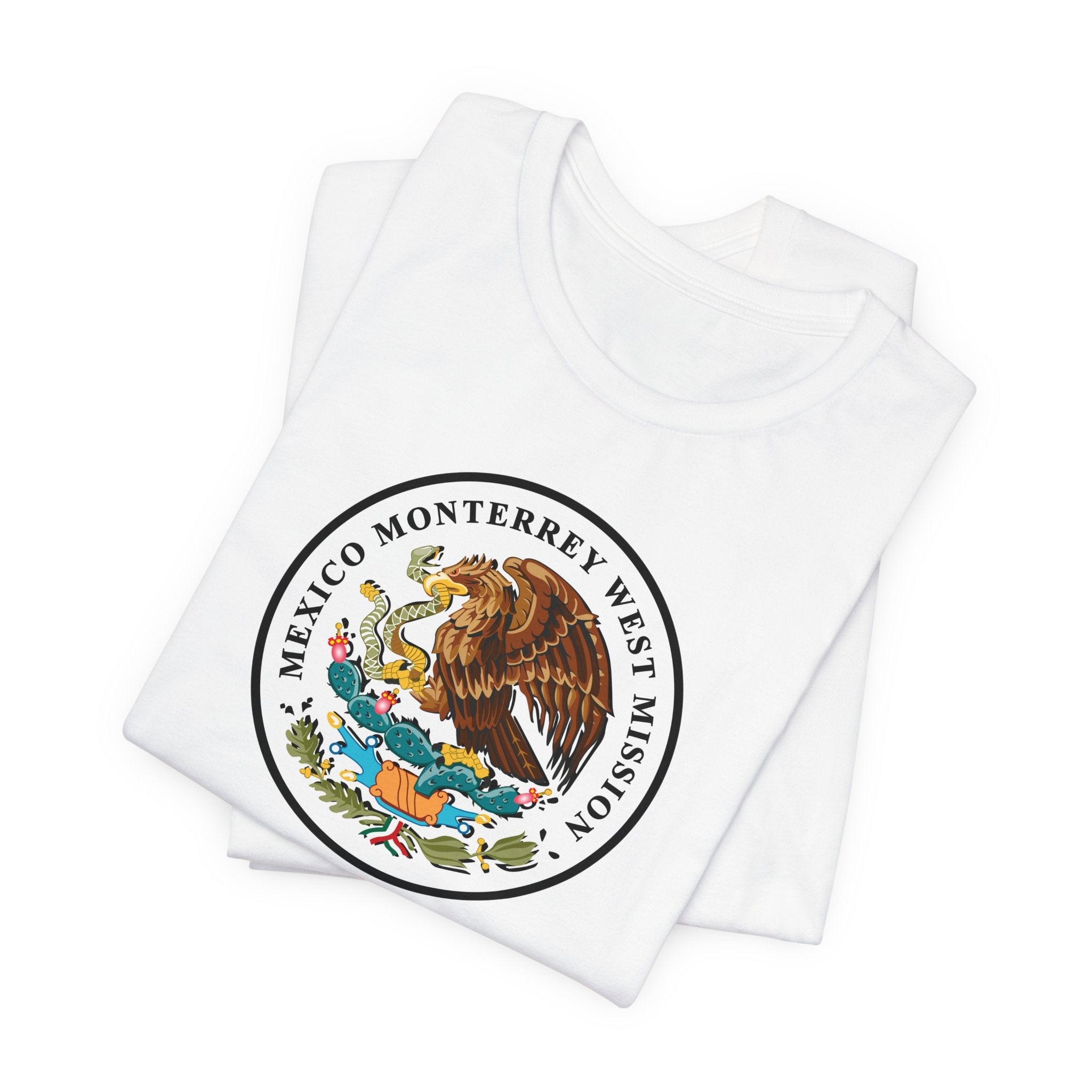Mexico Monterrey West Mission Eagle Logo T-shirt - Mission Wishlist - LDS Missionary Gift Store