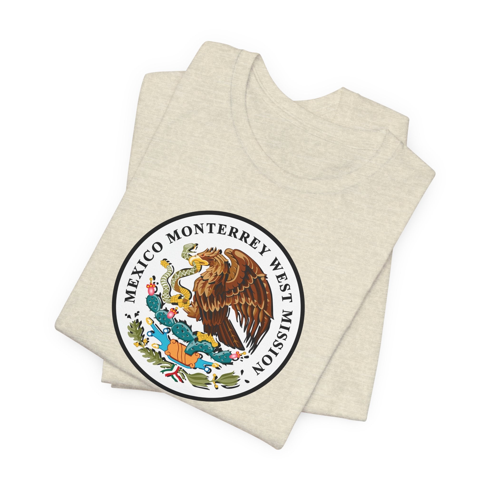 Mexico Monterrey West Mission Eagle Logo T-shirt - Mission Wishlist - LDS Missionary Gift Store
