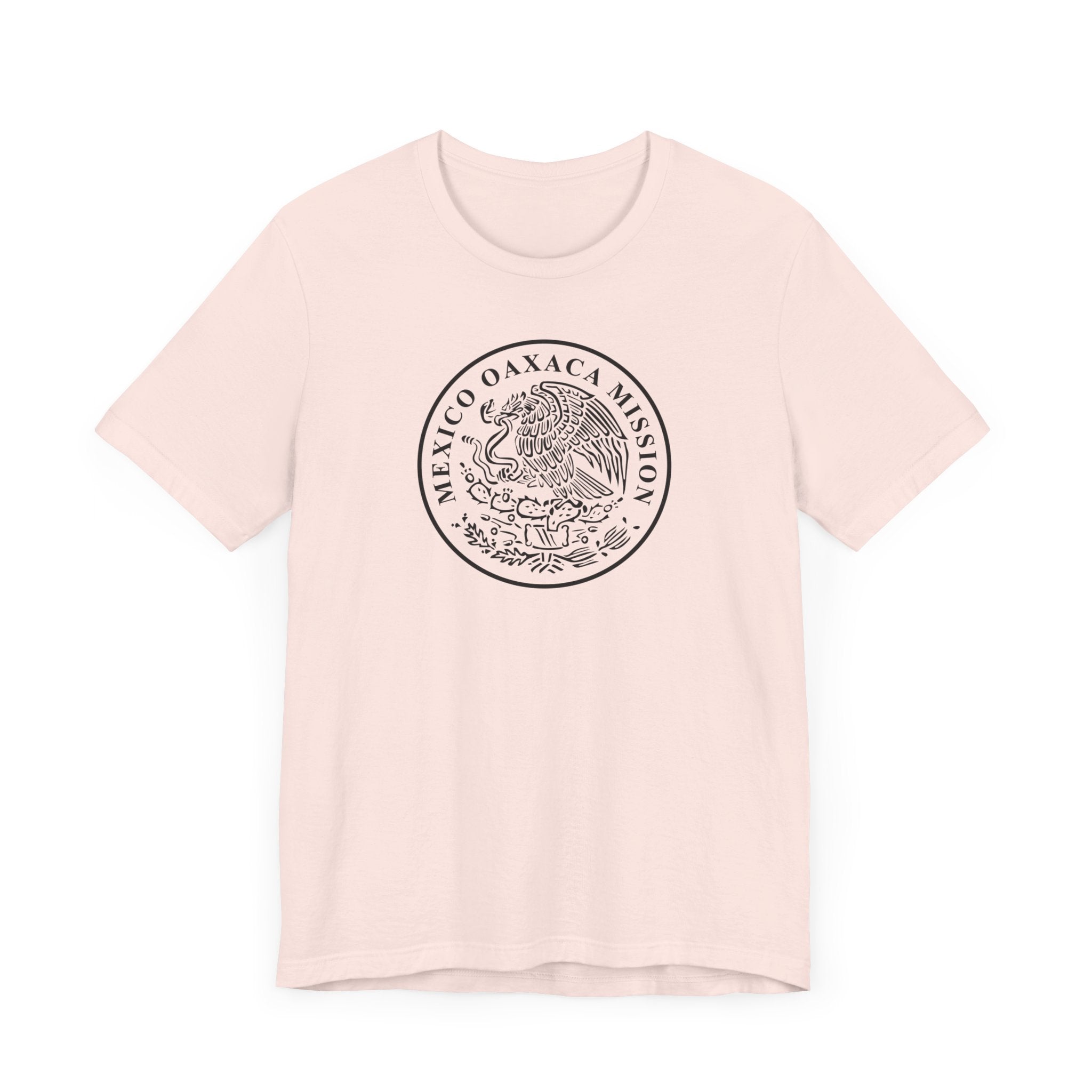 Mexico Oaxaca Mission Circular Monochrome Logo T-Shirt - Latter-Day Saint LDS Missionary Gift - Book of Mormon