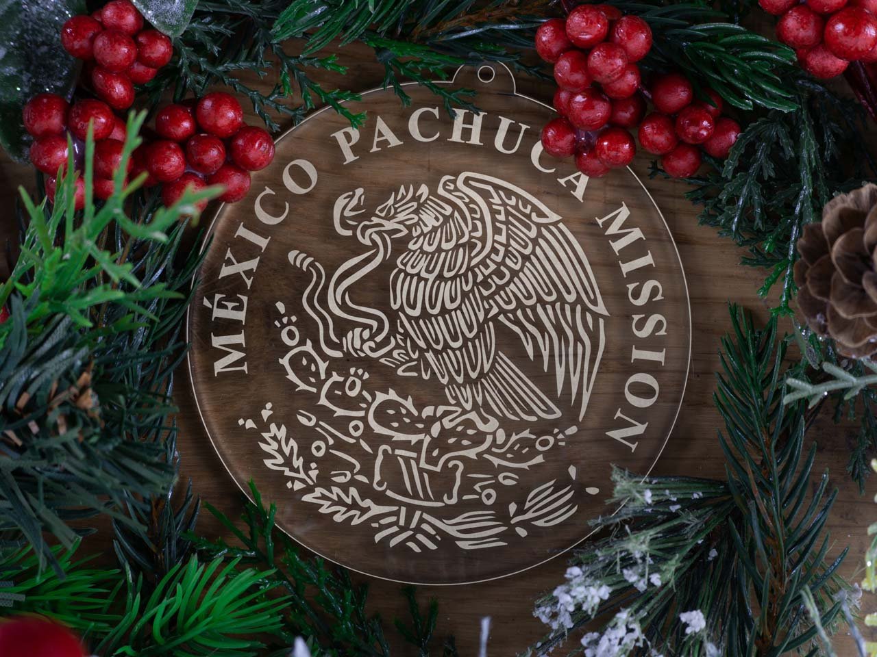 Mexico Pachuca Mission Christmas Ornament - Latter-Day Saint LDS Missionary Gift - Book of Mormon