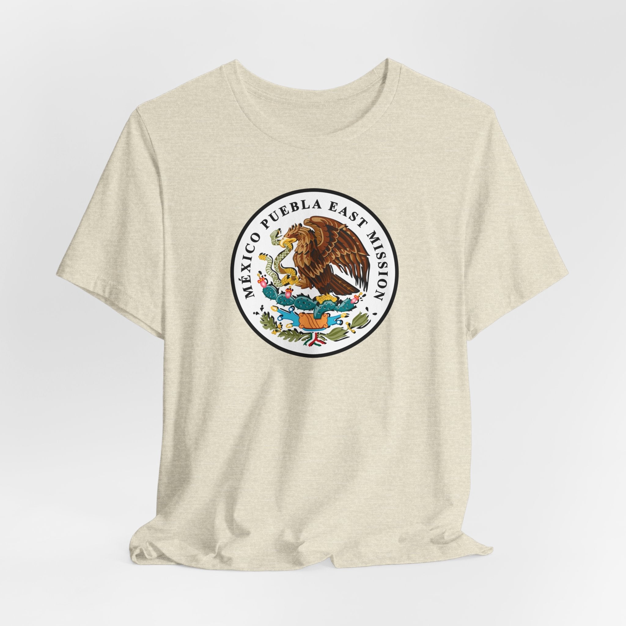 Mexico Puebla East Mission Eagle Logo T-shirt - Latter-Day Saint LDS Missionary Gift - Book of Mormon