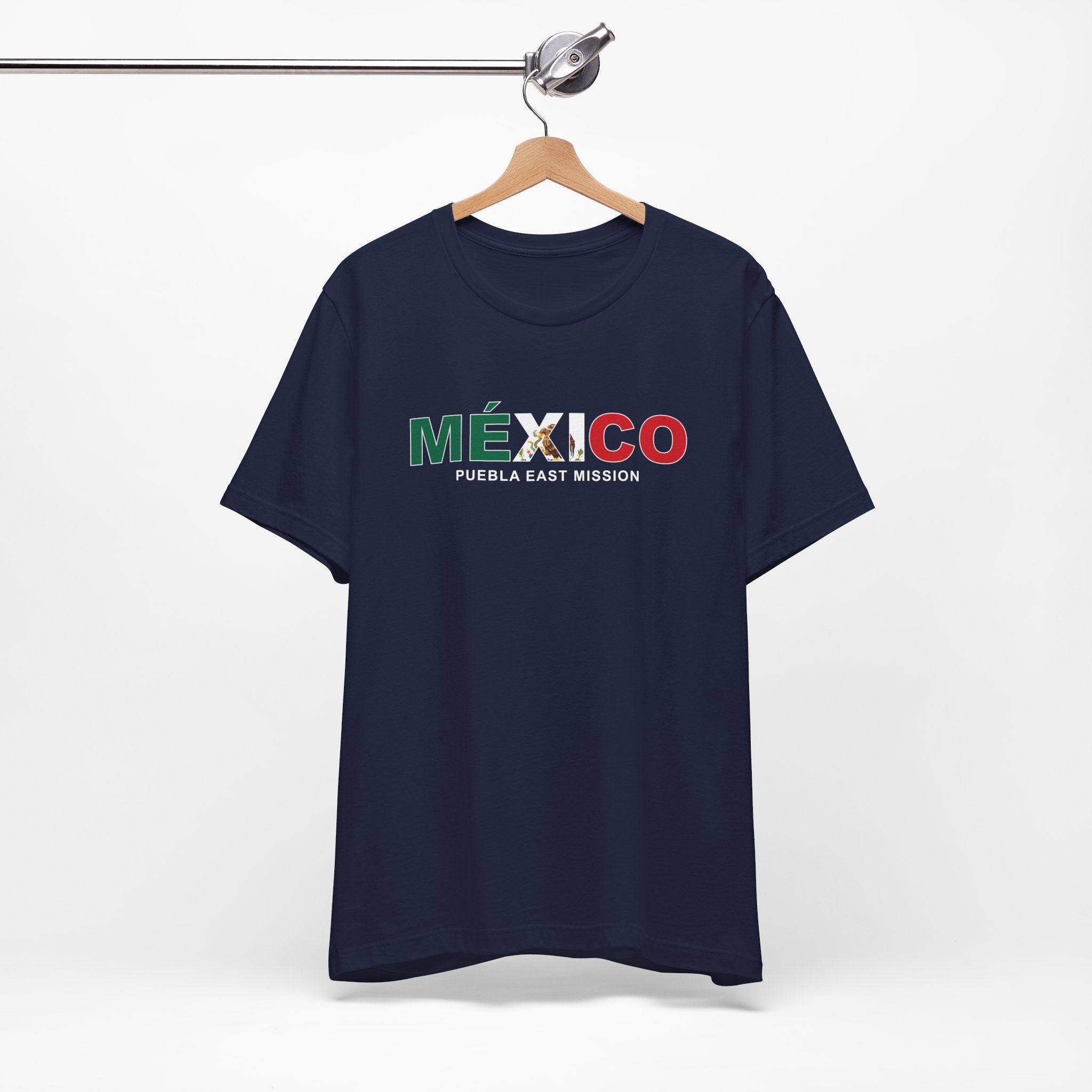 Mexico Puebla East Mission Flag Title T-shirt - Mission Wishlist - LDS Missionary Gift Store