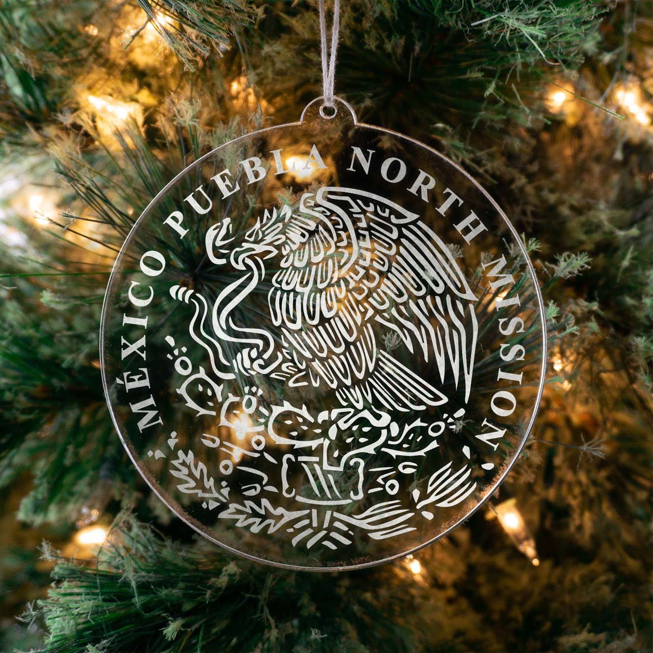 Mexico Puebla North Mission Christmas Ornament - Latter-Day Saint LDS Missionary Gift - Book of Mormon