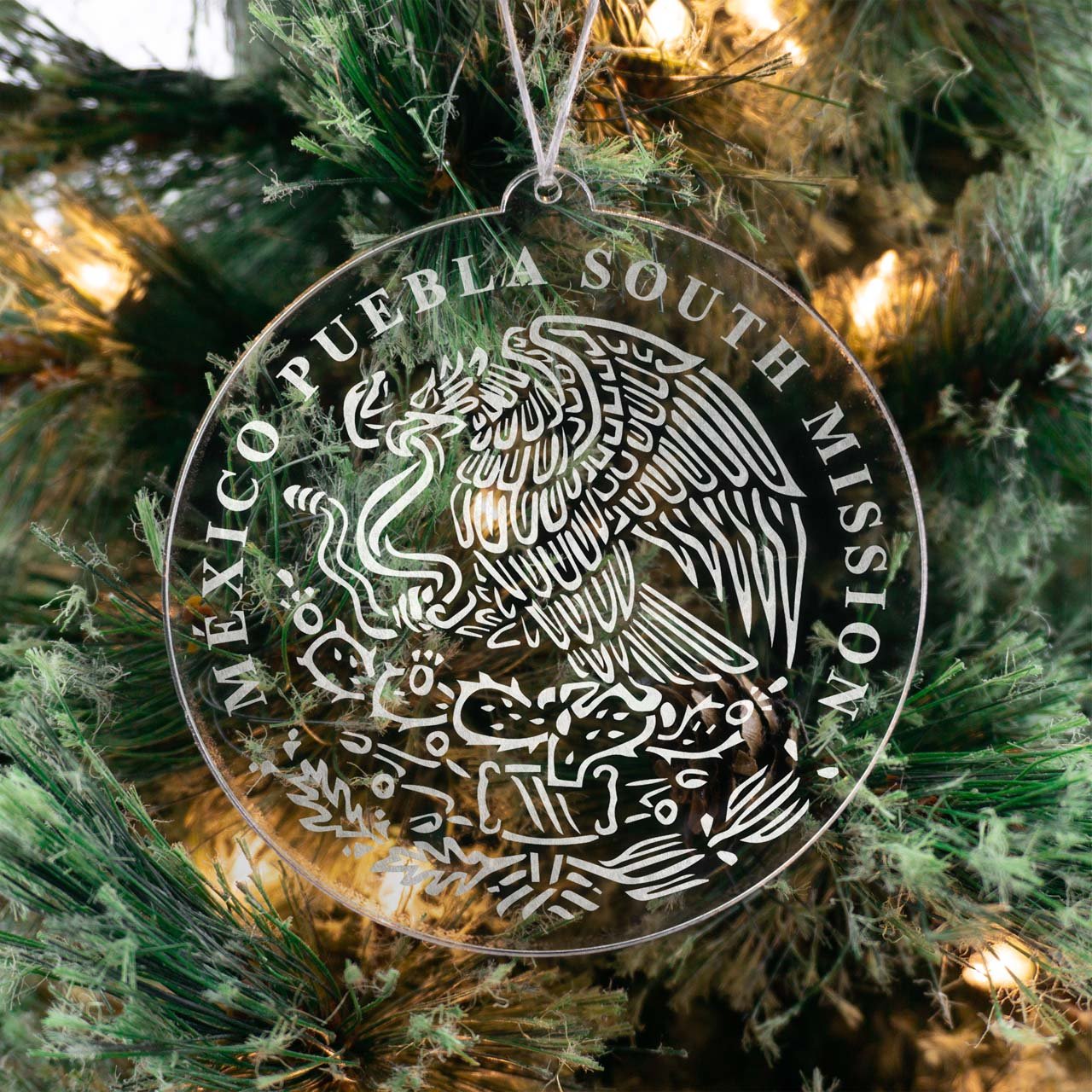 Mexico Puebla South Mission Christmas Ornament - Latter-Day Saint LDS Missionary Gift - Book of Mormon