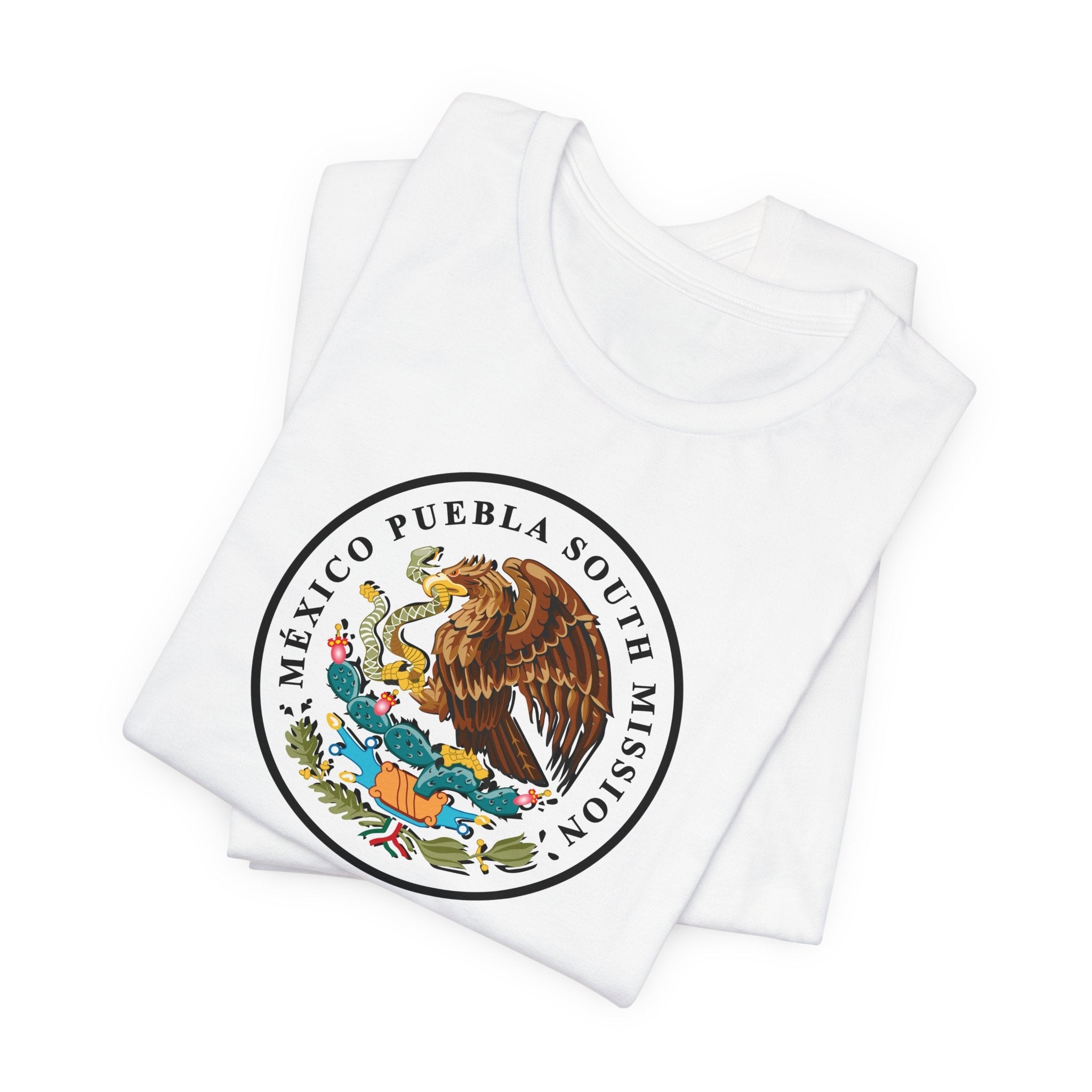 Mexico Puebla South Mission Eagle Logo T-shirt - Mission Wishlist - LDS Missionary Gift Store