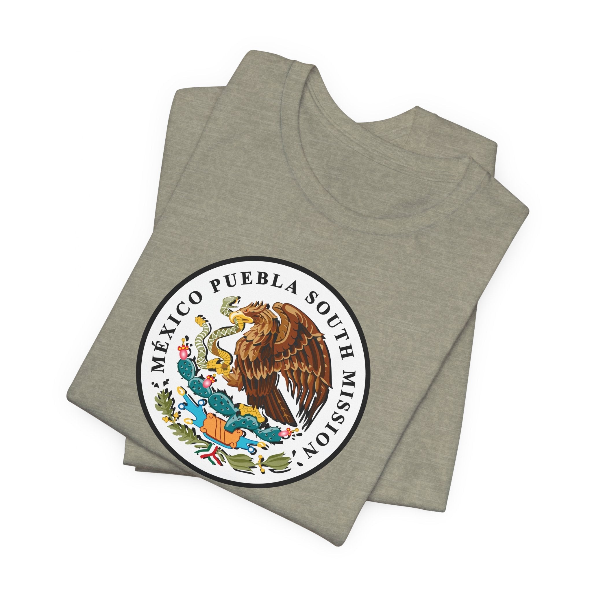Mexico Puebla South Mission Eagle Logo T-shirt - Mission Wishlist - LDS Missionary Gift Store