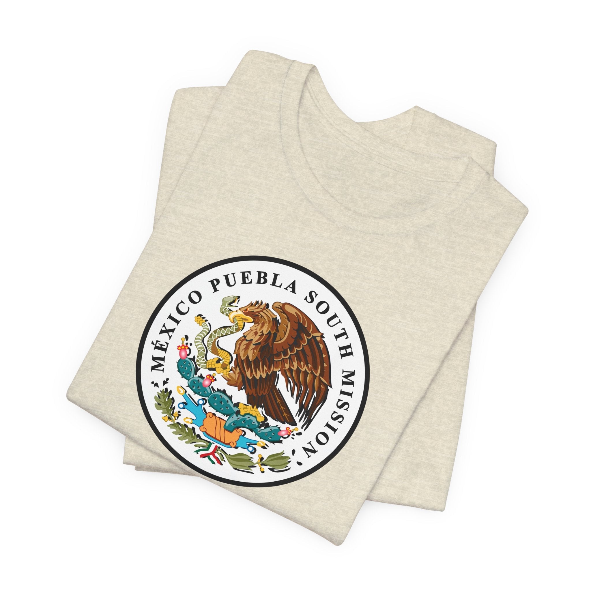 Mexico Puebla South Mission Eagle Logo T-shirt - Mission Wishlist - LDS Missionary Gift Store