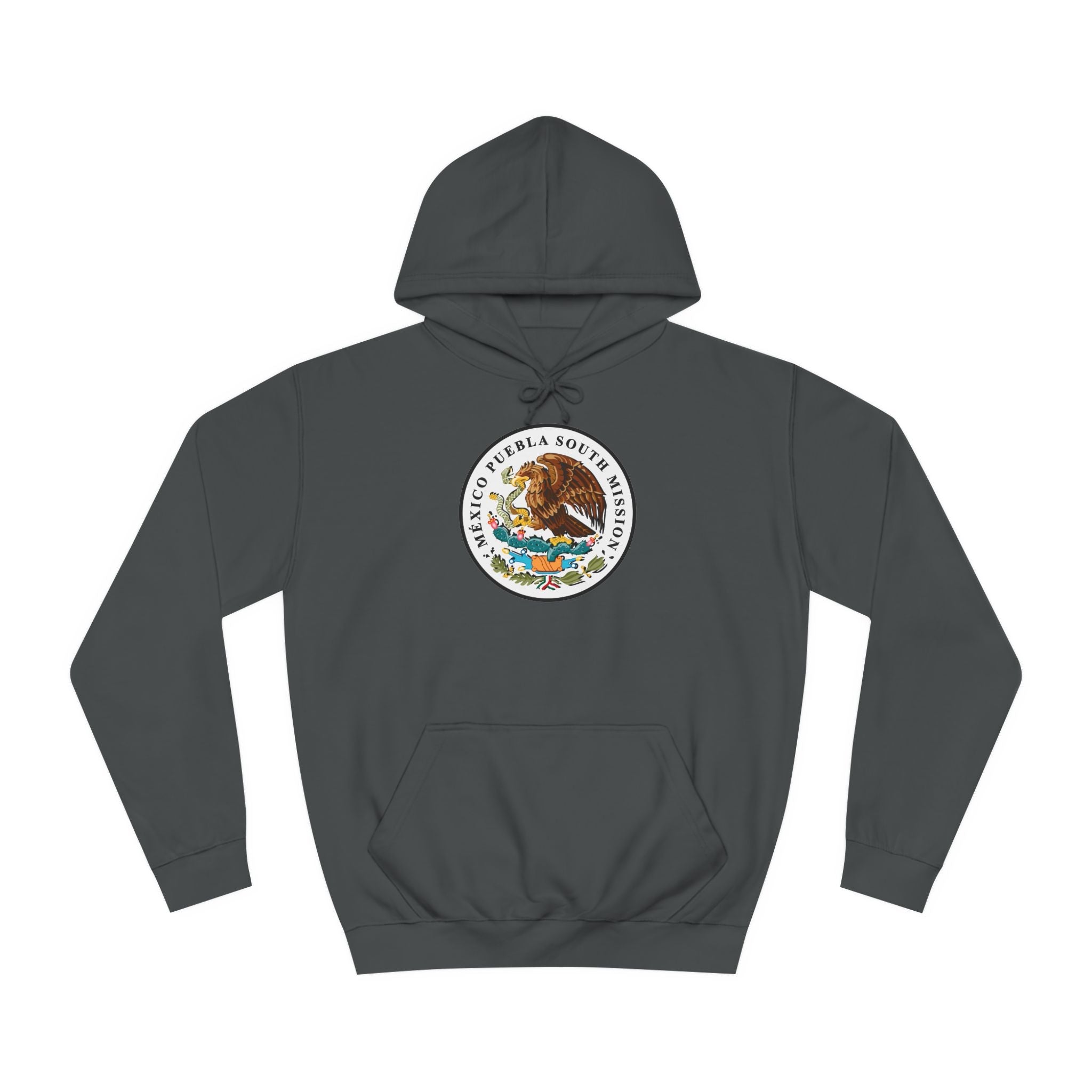 Mexico Puebla South Mission Flag Logo (White Border) College Hoodie - Mission Wishlist - LDS Missionary Gift Store