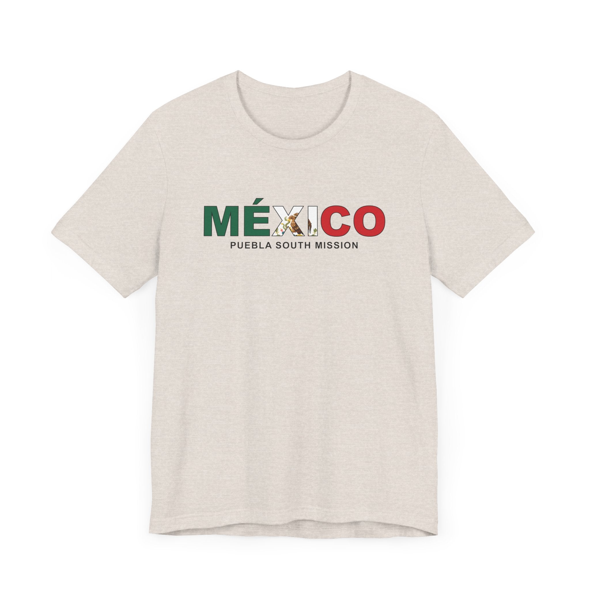 Mexico Puebla South Mission Flag Title T-shirt - Mission Wishlist - LDS Missionary Gift Store