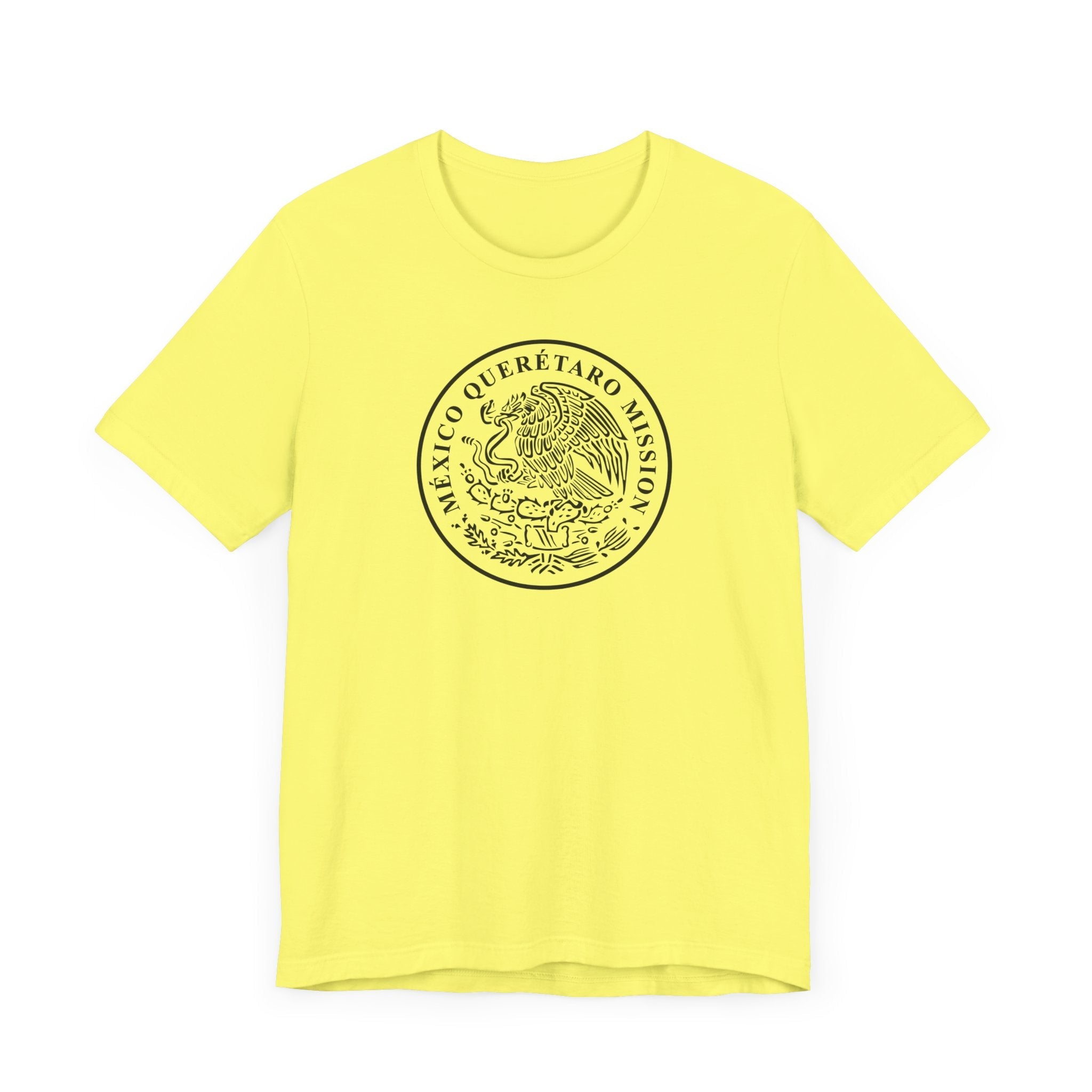 Mexico Queretaro Mission Circular Monochrome Logo T-Shirt - Mission Wishlist - LDS Missionary Gift Store