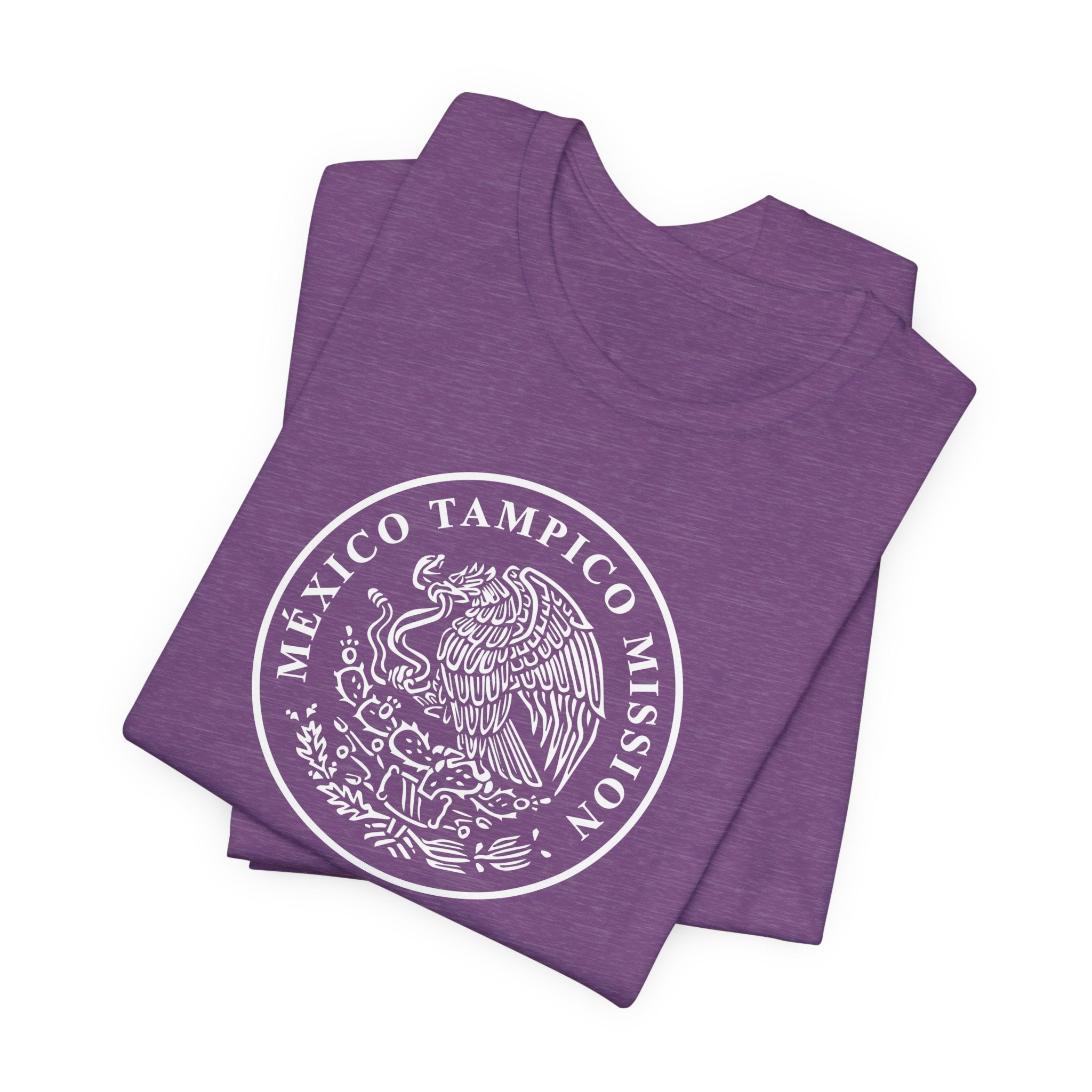Mexico Tampico Mission Circular Monochrome Logo T-Shirt - Mission Wishlist - LDS Missionary Gift Store