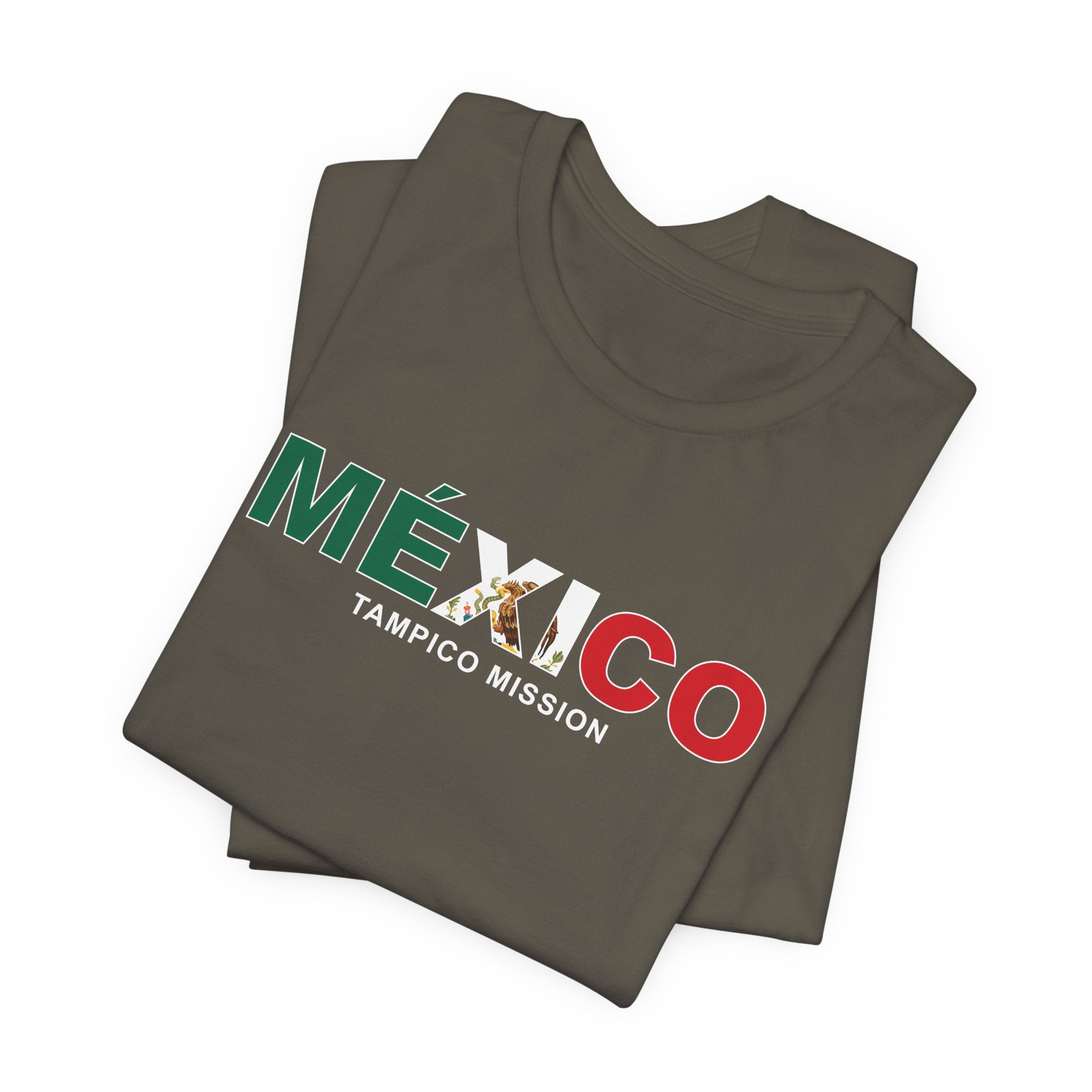 Mexico Tampico Mission Flag Title T-shirt - Mission Wishlist - LDS Missionary Gift Store