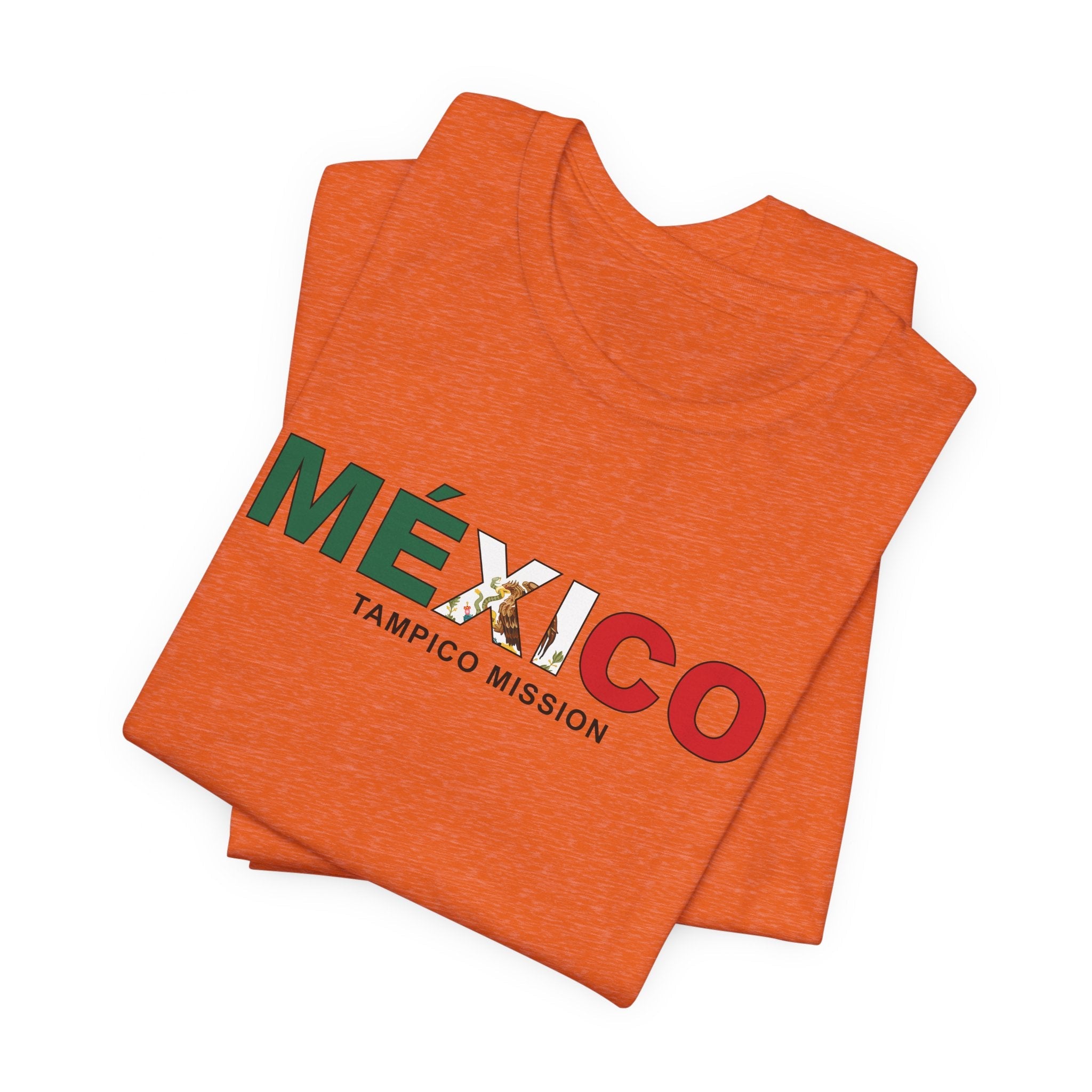Mexico Tampico Mission Flag Title T-shirt - Mission Wishlist - LDS Missionary Gift Store