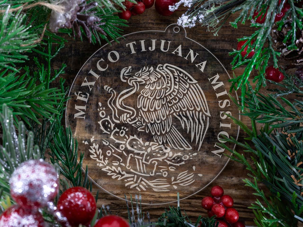 Mexico Tijuana Mission Christmas Ornament - Latter-Day Saint LDS Missionary Gift - Book of Mormon