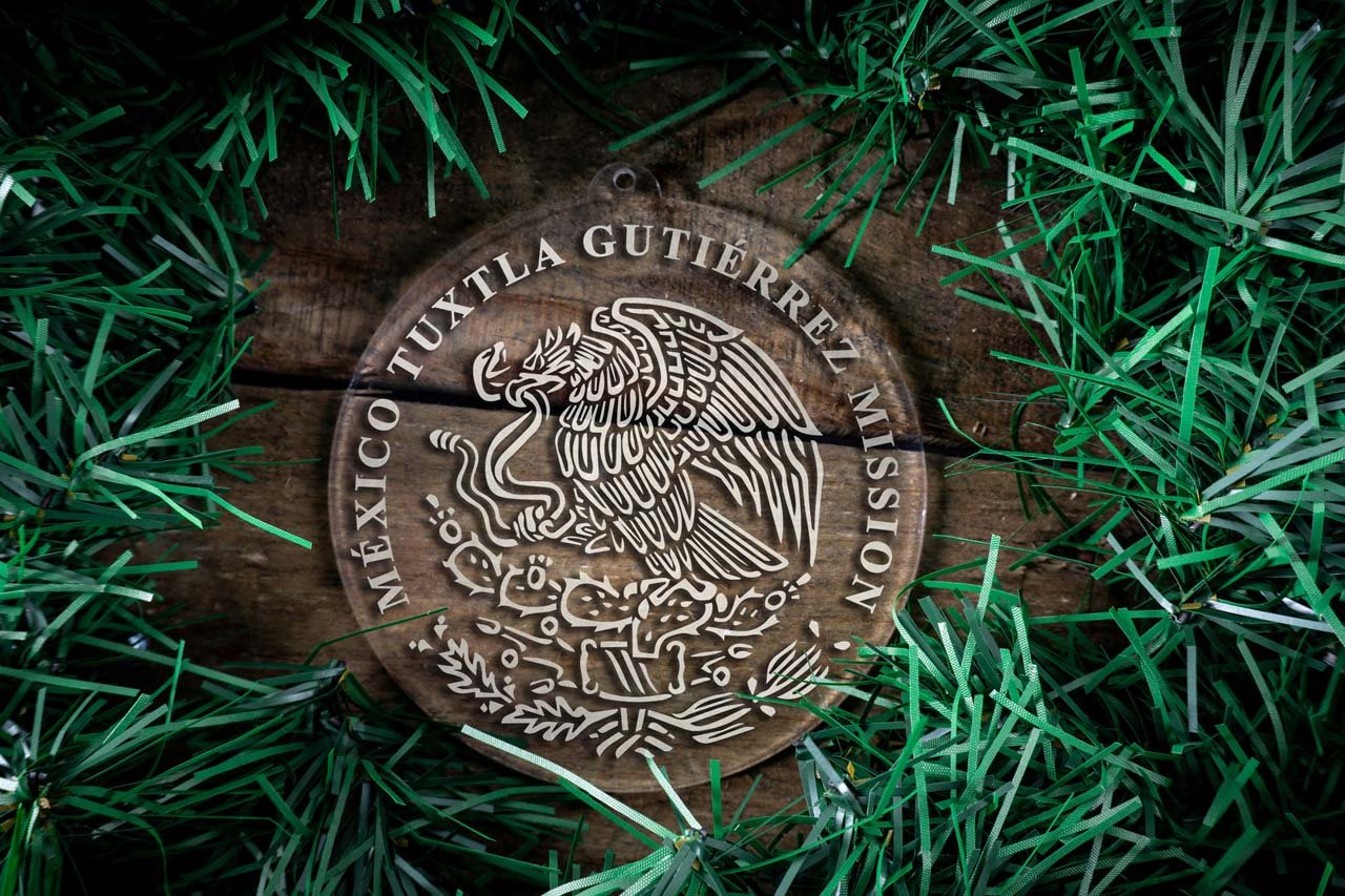 Mexico Tuxtla Gutierrez Mission Christmas Ornament - Latter-Day Saint LDS Missionary Gift - Book of Mormon
