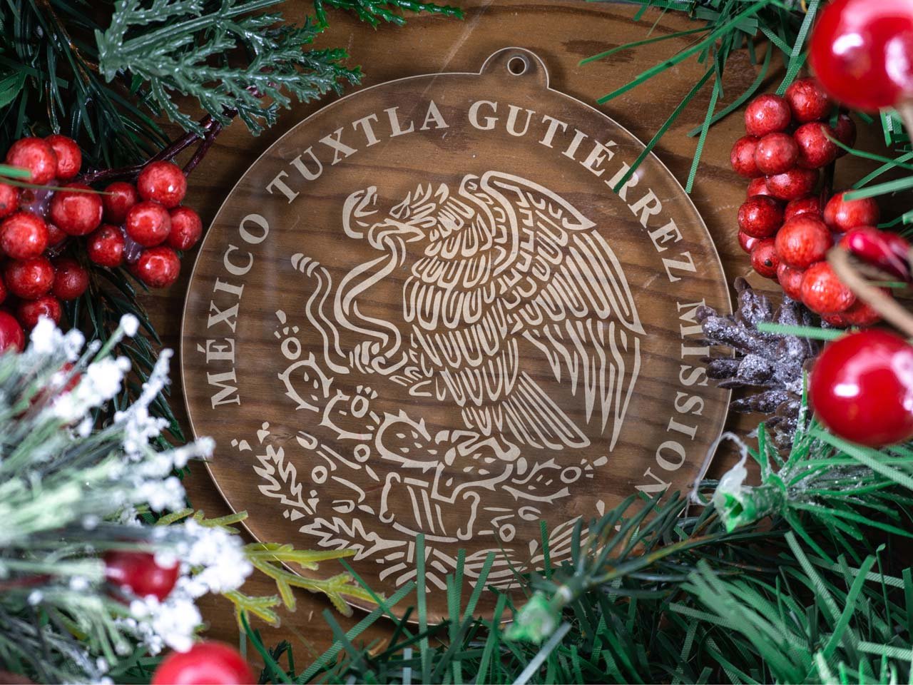 Mexico Tuxtla Gutierrez Mission Christmas Ornament - Latter-Day Saint LDS Missionary Gift - Book of Mormon