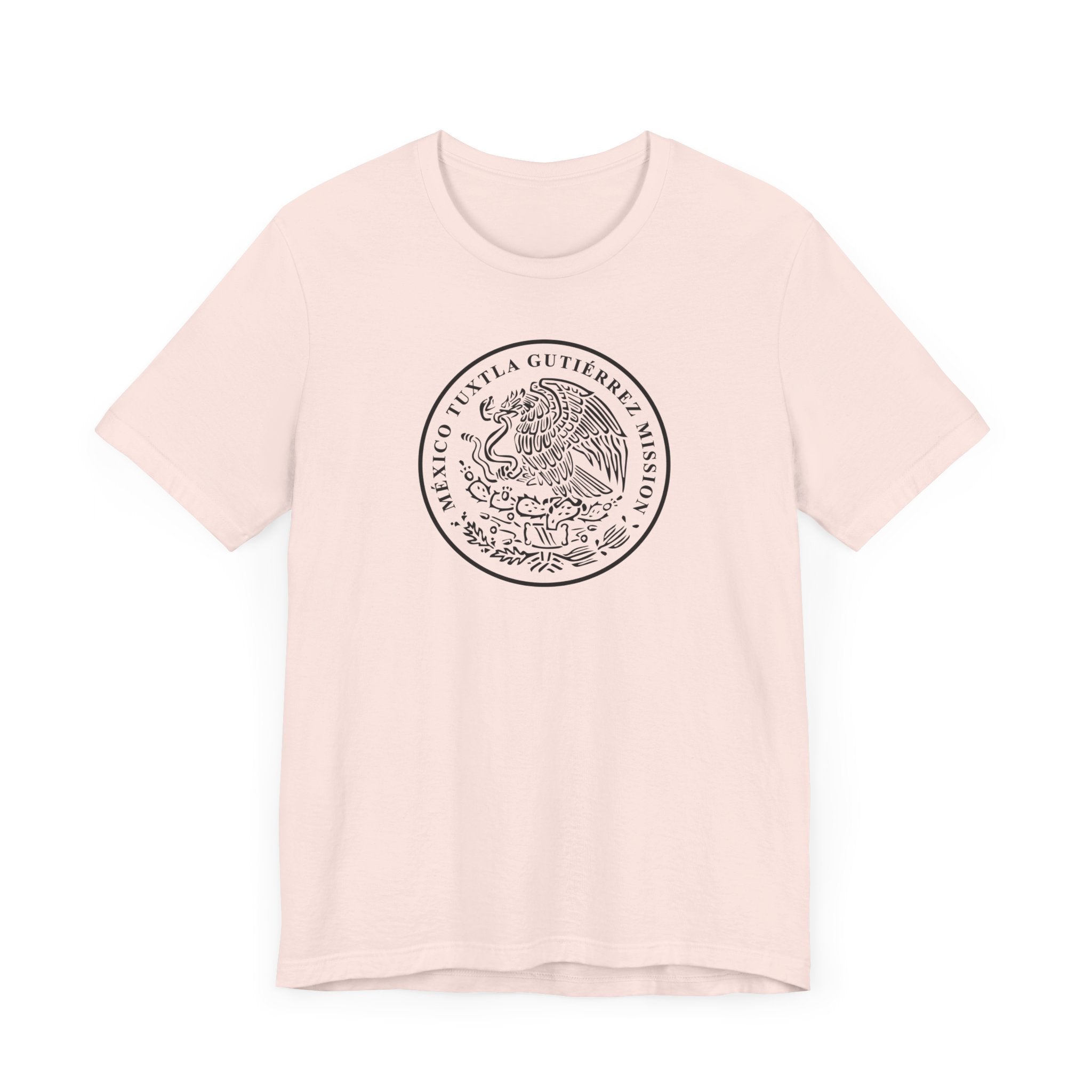 Mexico Tuxtla Gutierrez Mission Circular Monochrome Logo T-Shirt - Mission Wishlist - LDS Missionary Gift Store