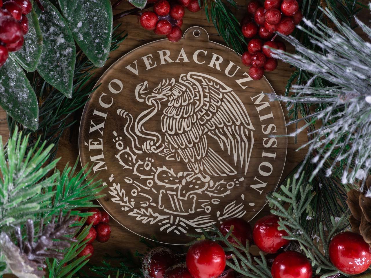 Mexico Veracruz Mission Christmas Ornament - Latter-Day Saint LDS Missionary Gift - Book of Mormon