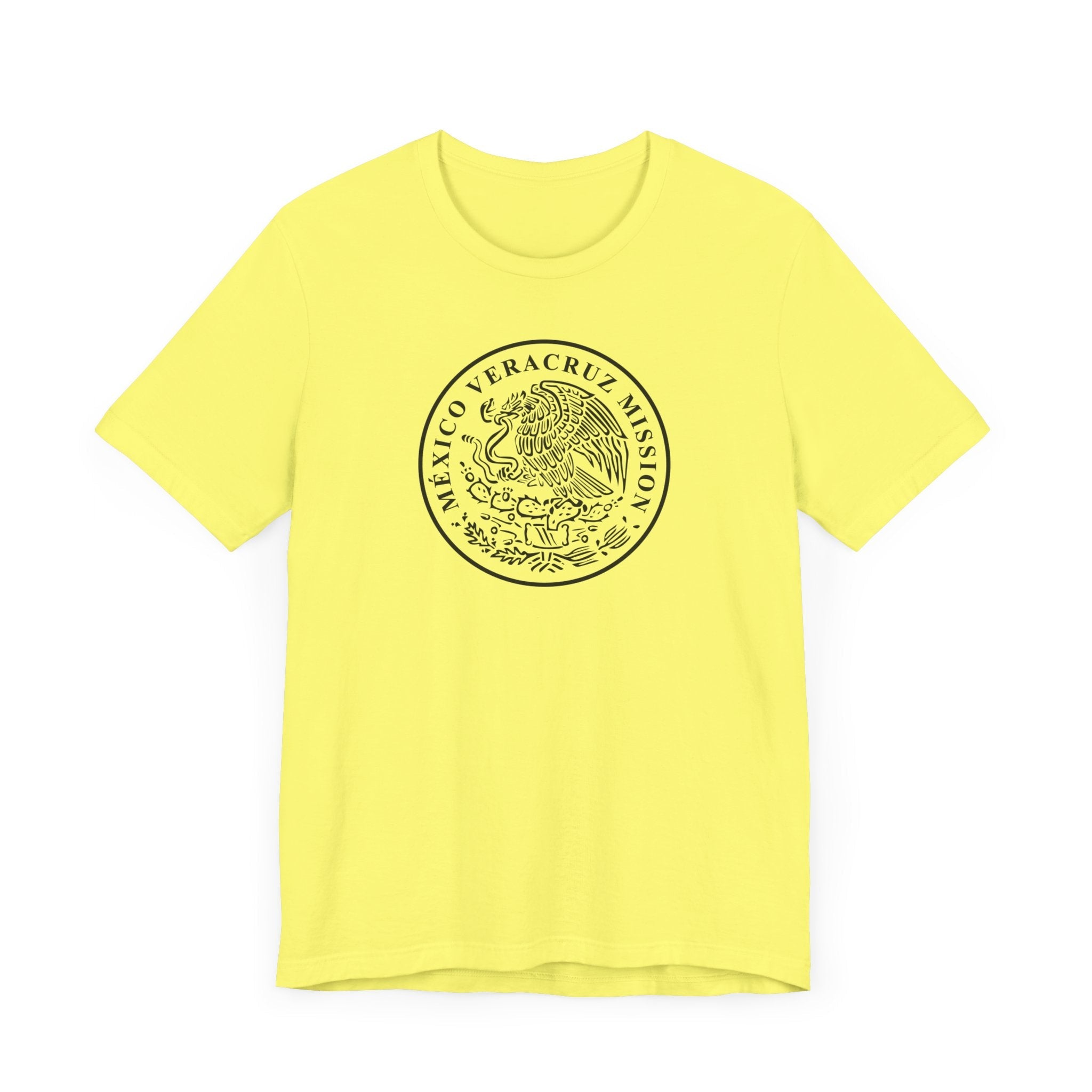 Mexico Veracruz Mission Circular Monochrome Logo T-Shirt - Latter-Day Saint LDS Missionary Gift - Book of Mormon
