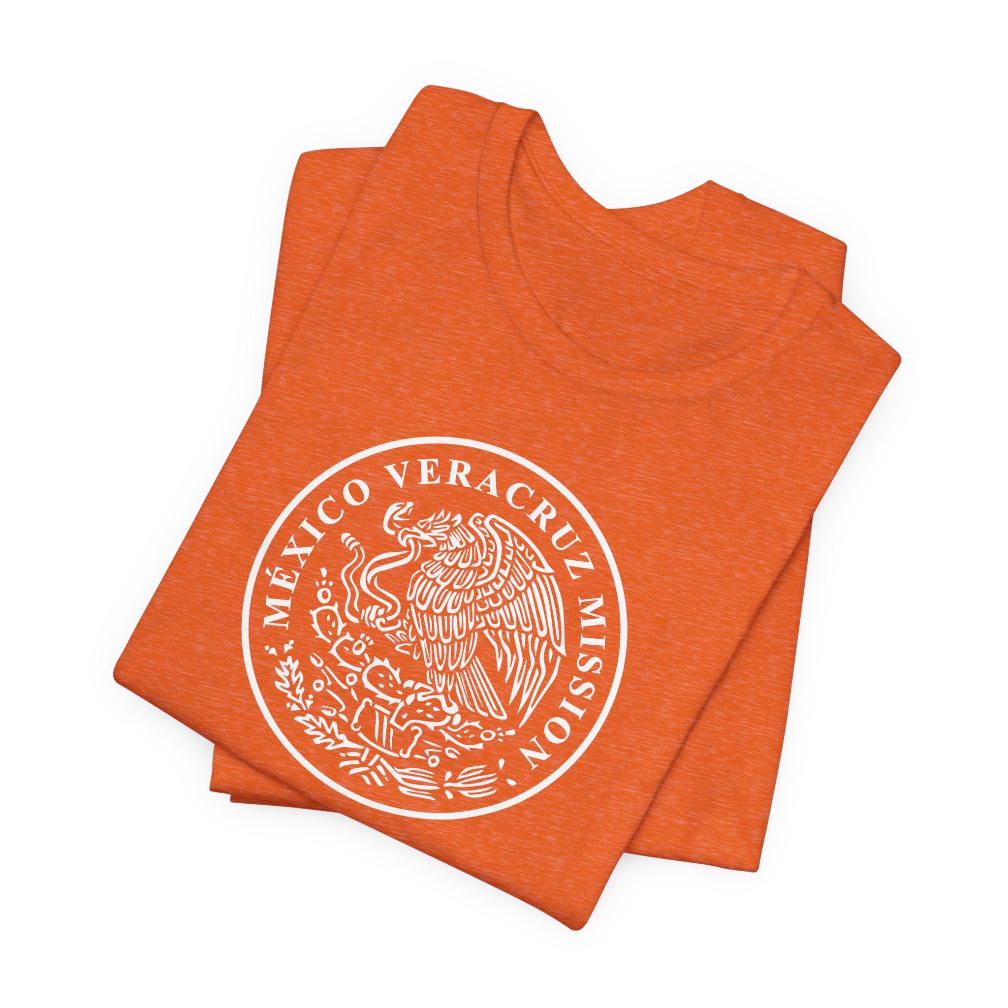 Mexico Veracruz Mission Circular Monochrome Logo T-Shirt - Latter-Day Saint LDS Missionary Gift - Book of Mormon