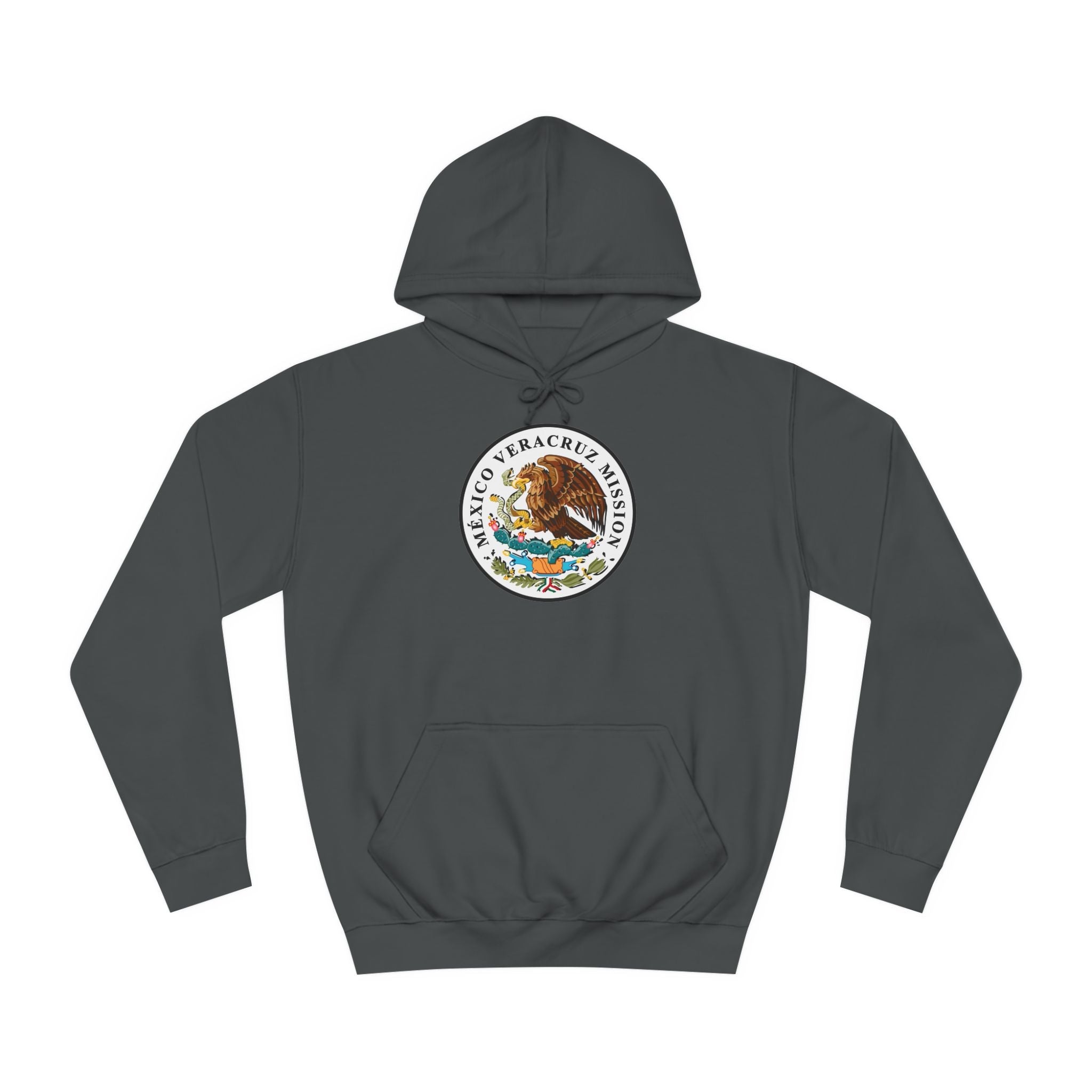 Mexico Veracruz Mission Flag Logo (White Border) College Hoodie - Mission Wishlist - LDS Missionary Gift Store