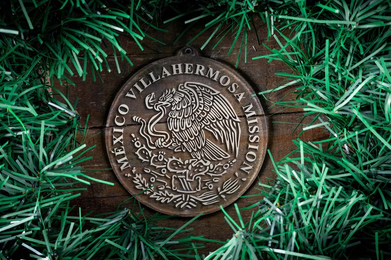 Mexico Villahermosa Mission Christmas Ornament - Latter-Day Saint LDS Missionary Gift - Book of Mormon