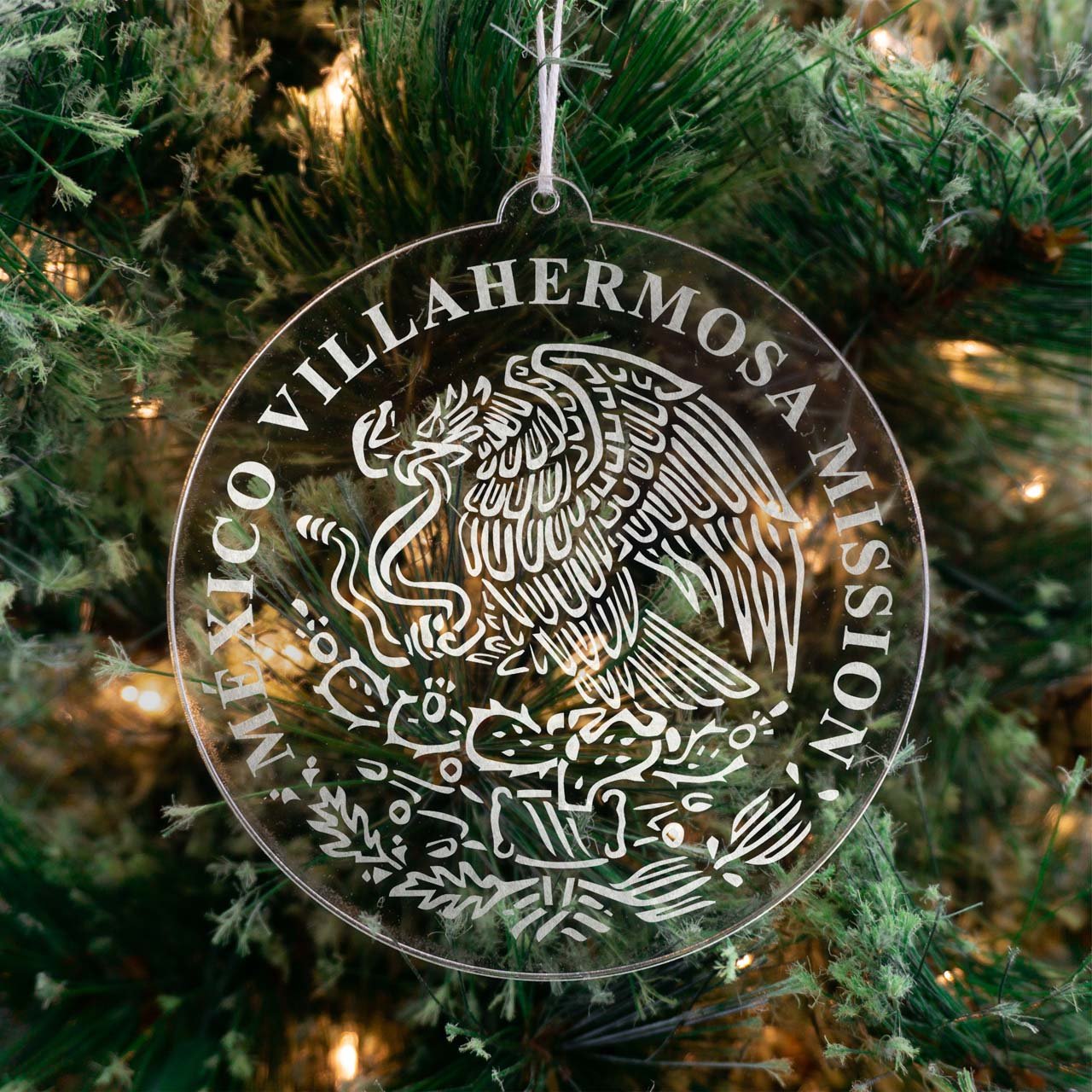 Mexico Villahermosa Mission Christmas Ornament - Latter-Day Saint LDS Missionary Gift - Book of Mormon