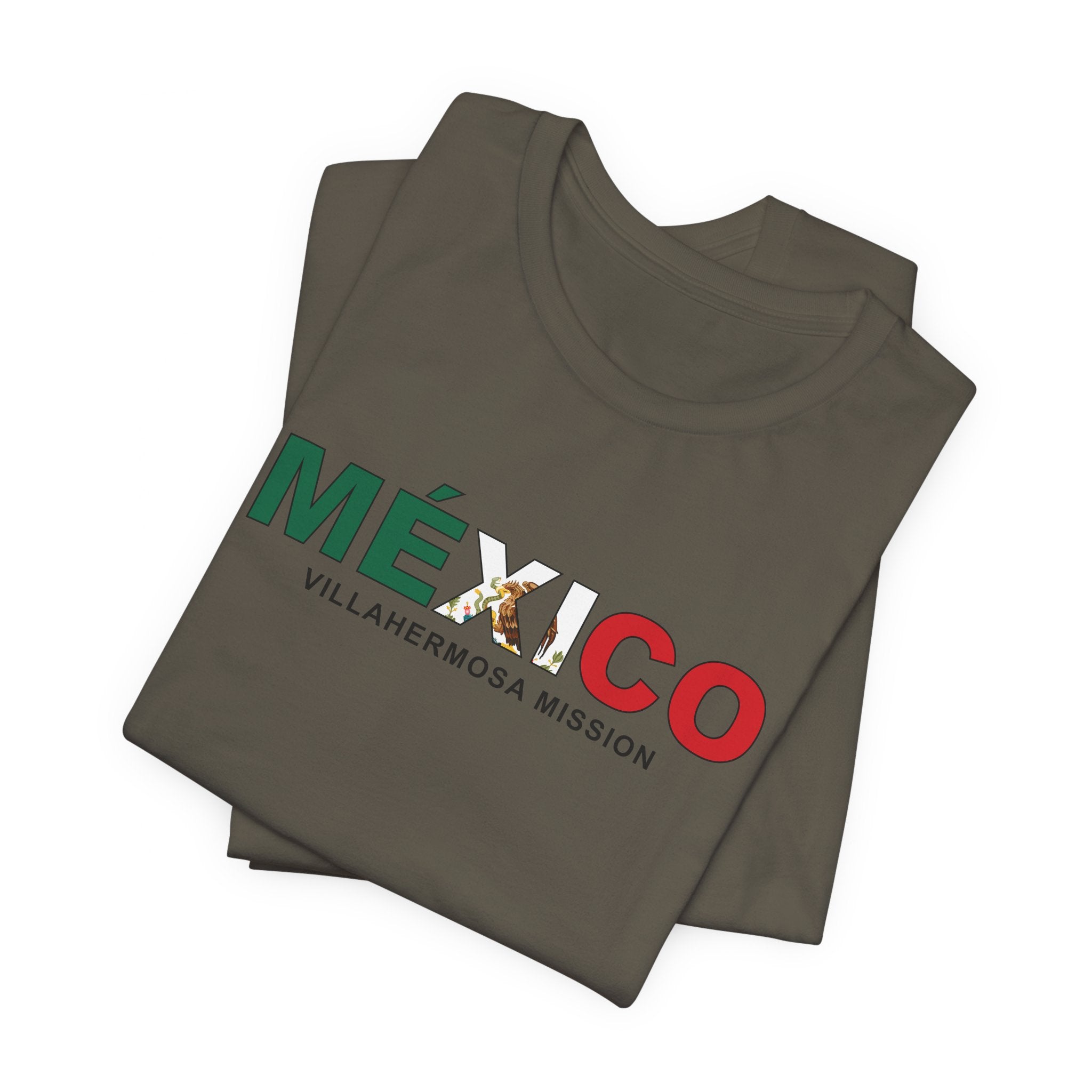 Mexico Villahermosa Mission Flag Title T-shirt - Mission Wishlist - LDS Missionary Gift Store
