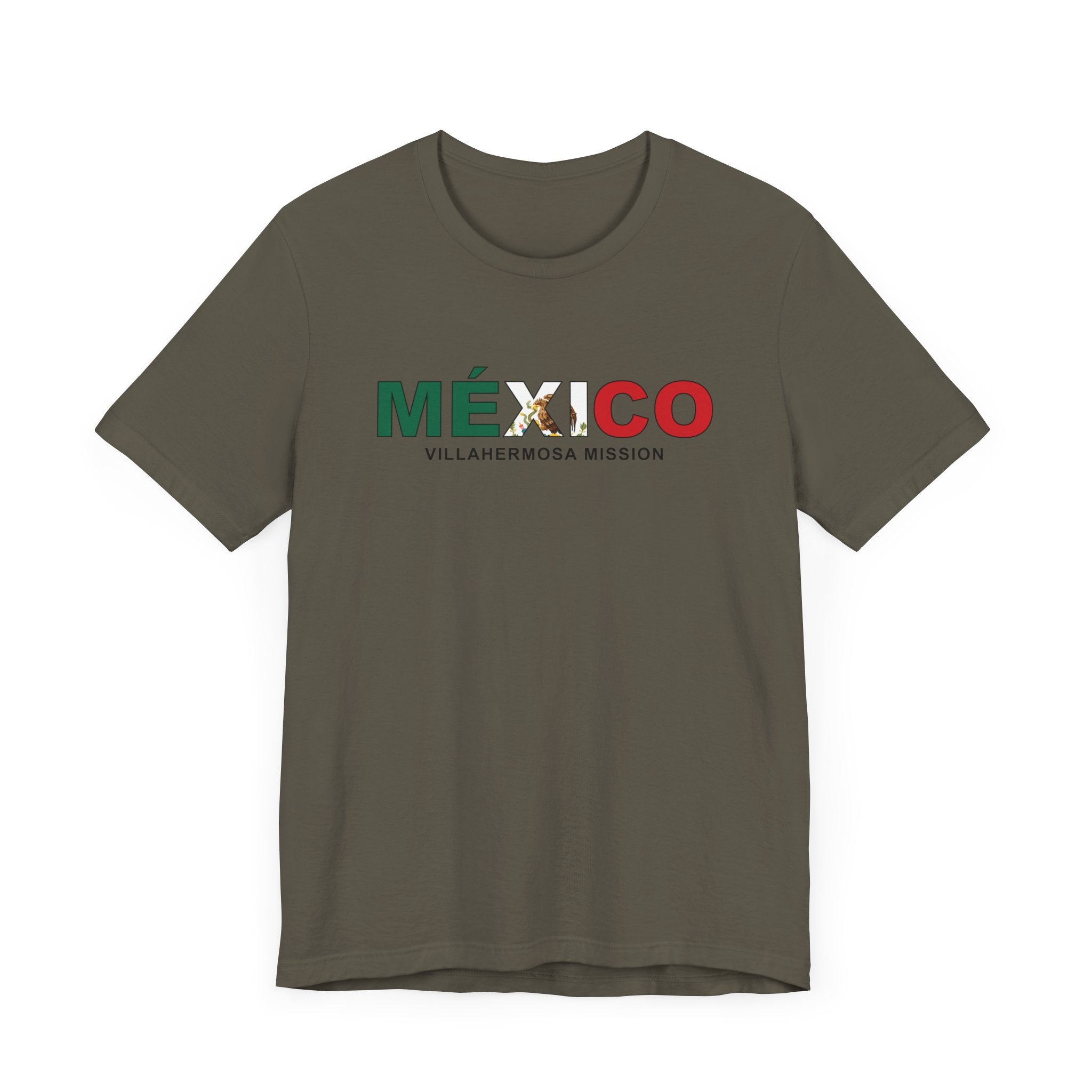 Mexico Villahermosa Mission Flag Title T-shirt - Mission Wishlist - LDS Missionary Gift Store
