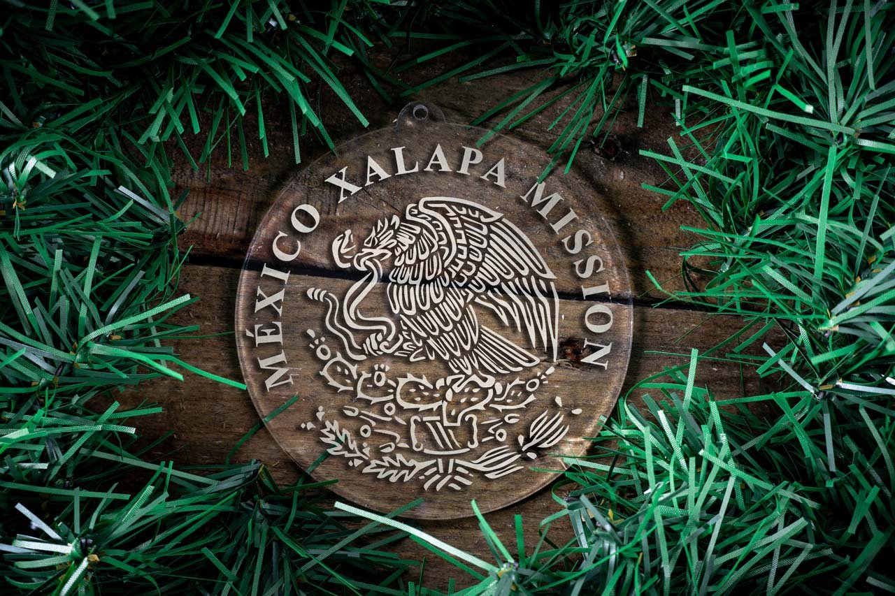 Mexico Xalapa Mission Christmas Ornament - Latter-Day Saint LDS Missionary Gift - Book of Mormon