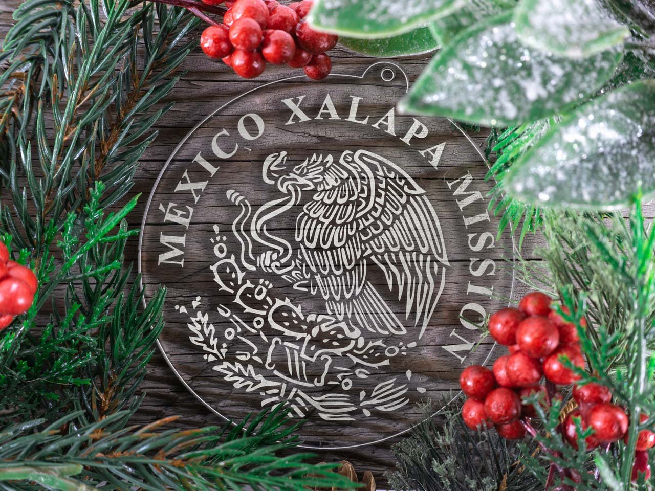 Mexico Xalapa Mission Christmas Ornament - Latter-Day Saint LDS Missionary Gift - Book of Mormon