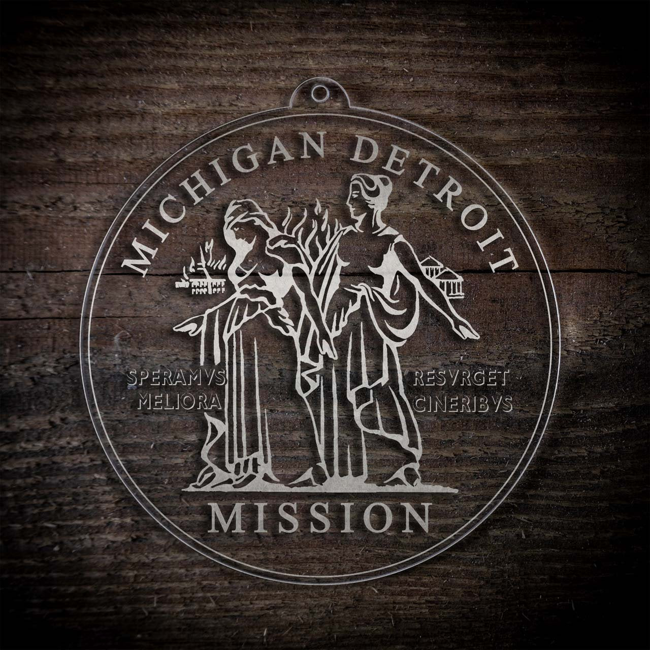 Michigan Detroit Mission Christmas Ornament - Latter-Day Saint LDS Missionary Gift - Book of Mormon