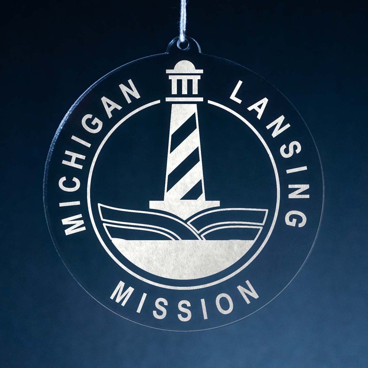 Michigan Lansing Mission Christmas Ornament - Latter-Day Saint LDS Missionary Gift - Book of Mormon
