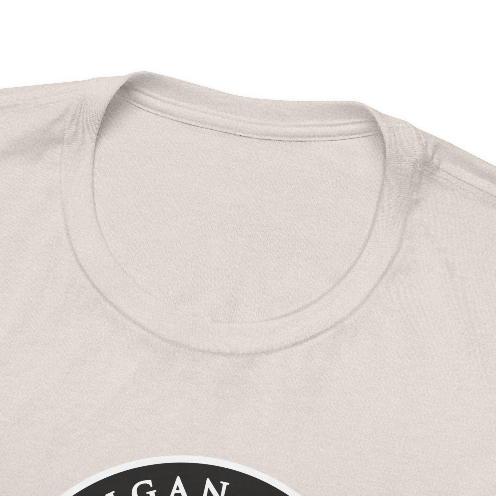 Michigan Lansing Mission State Flag Logo (Black Border) T-shirt - Mission Wishlist - LDS Missionary Gift Store