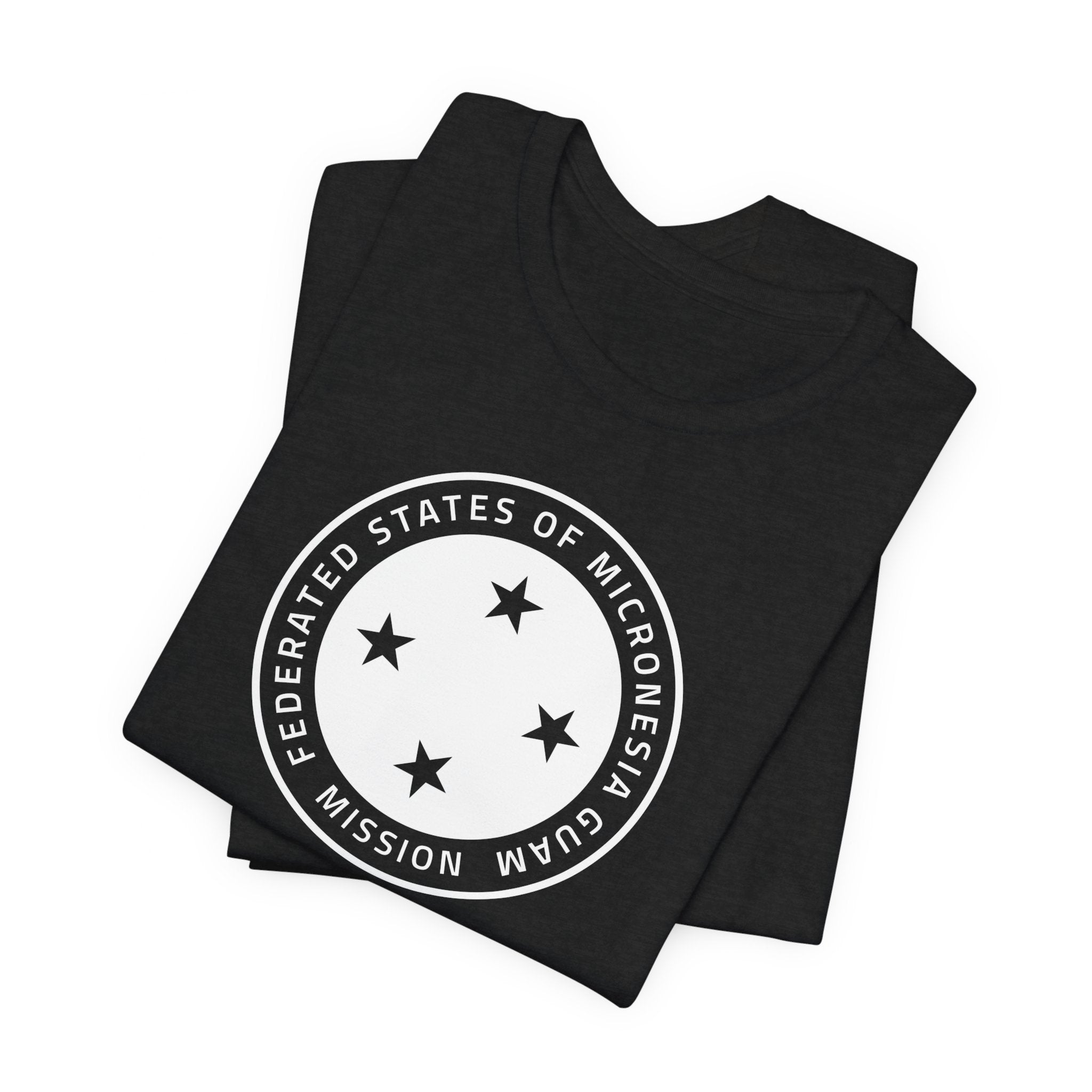 Micronesia Guam Mission Circular Monochrome Logo T-Shirt - Mission Wishlist - LDS Missionary Gift Store