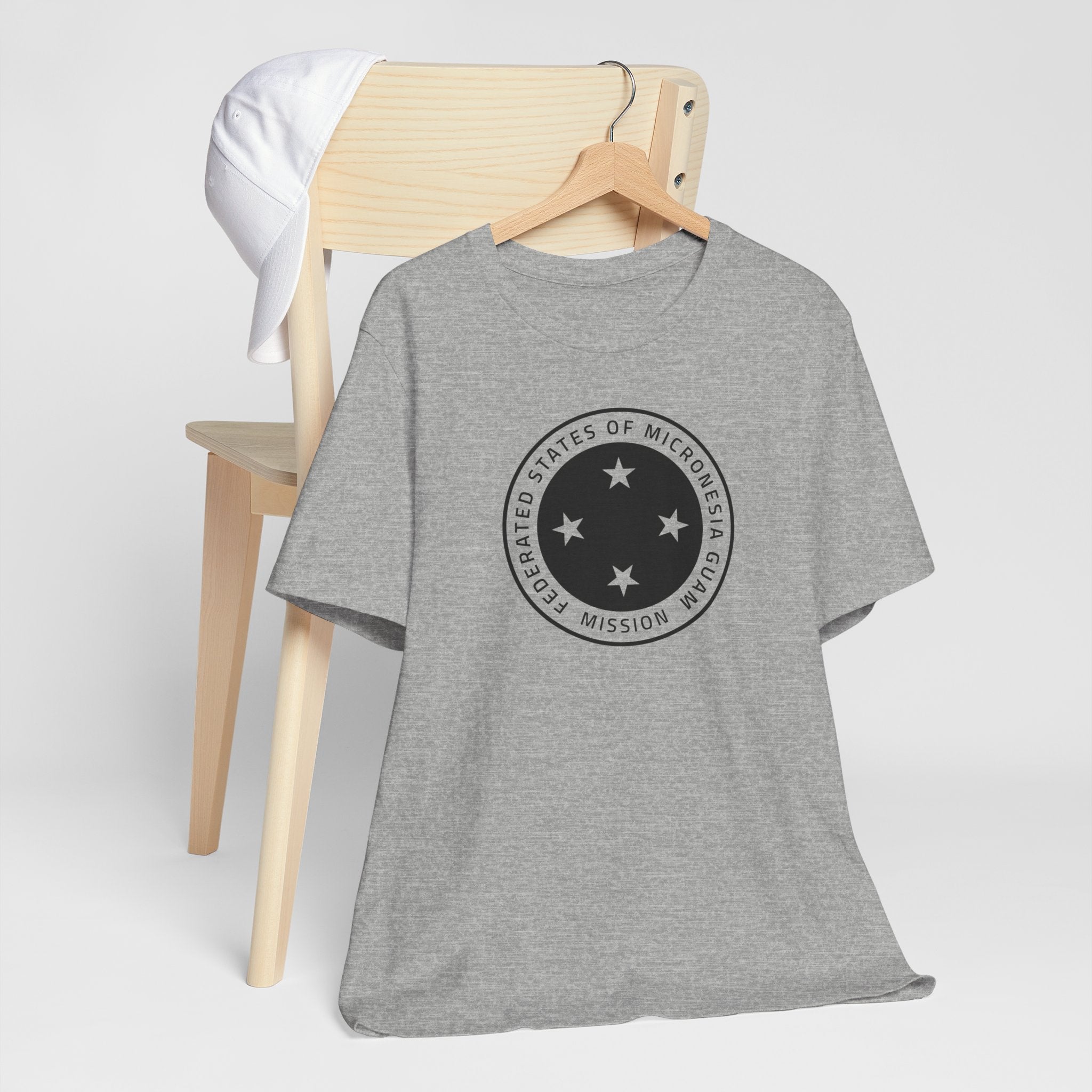 Micronesia Guam Mission Circular Monochrome Logo T-Shirt - Mission Wishlist - LDS Missionary Gift Store