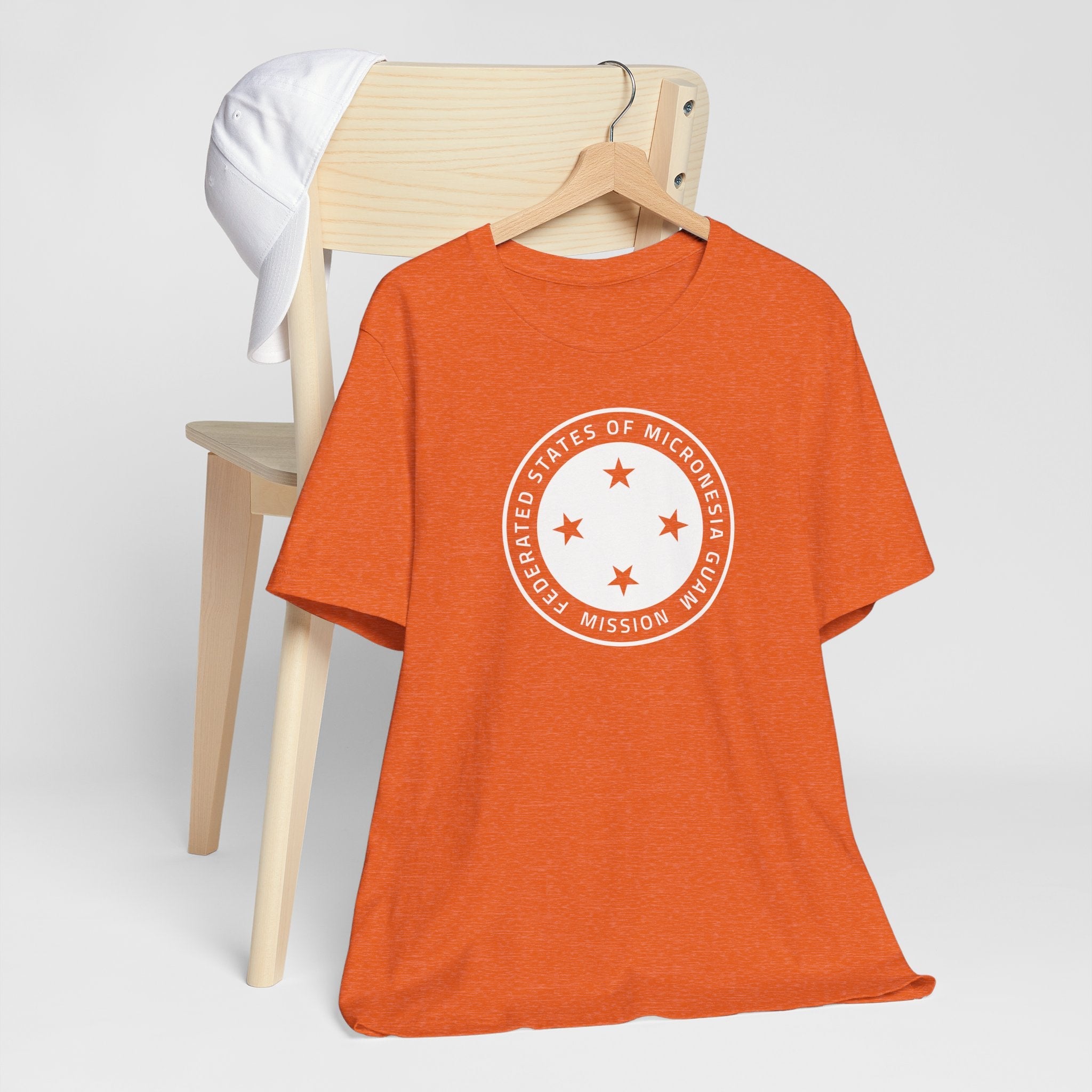 Micronesia Guam Mission Circular Monochrome Logo T-Shirt - Mission Wishlist - LDS Missionary Gift Store