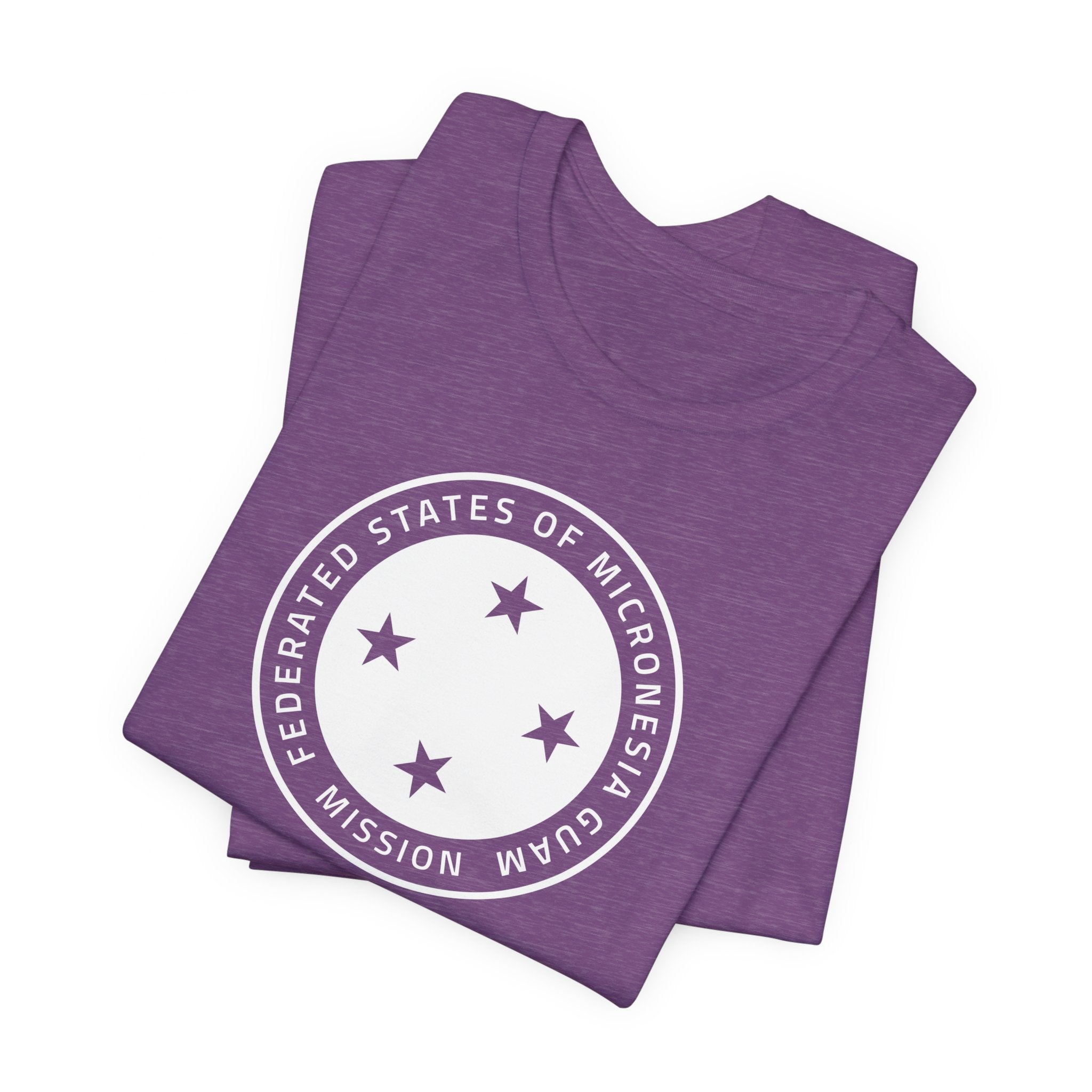 Micronesia Guam Mission Circular Monochrome Logo T-Shirt - Mission Wishlist - LDS Missionary Gift Store