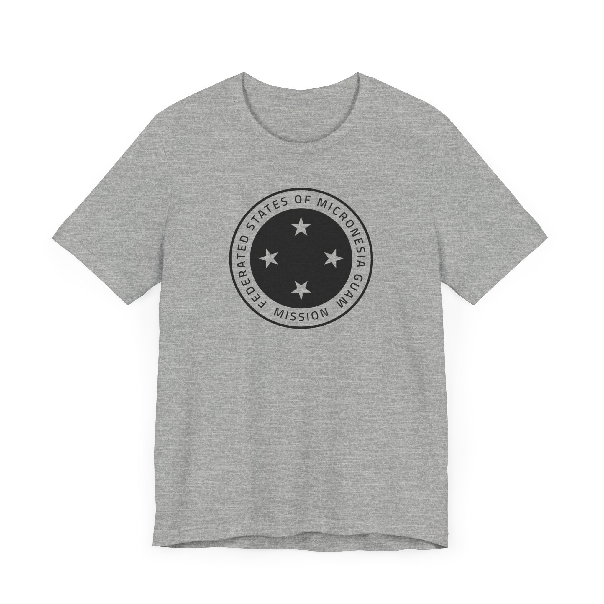 Micronesia Guam Mission Circular Monochrome Logo T-Shirt - Mission Wishlist - LDS Missionary Gift Store