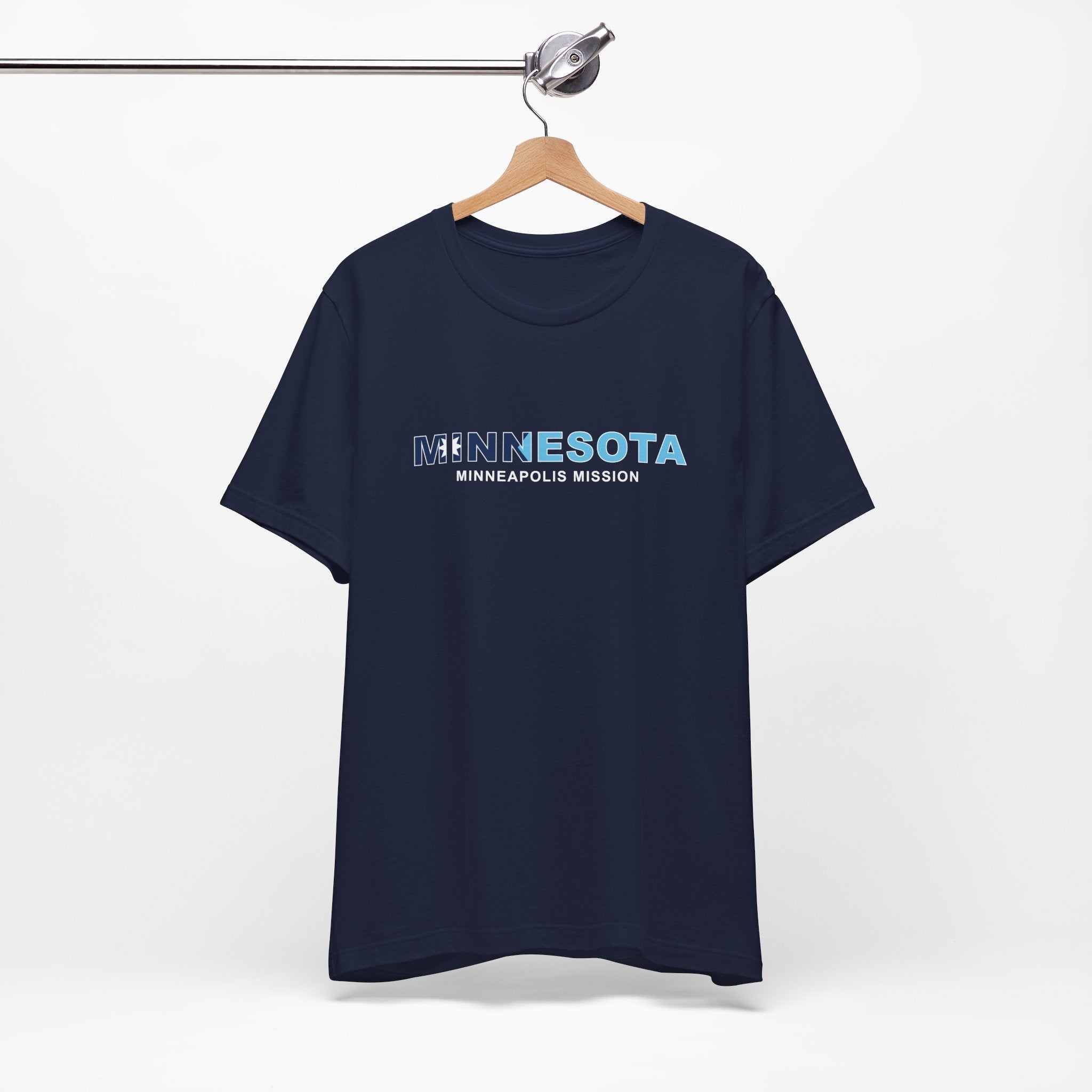 Minnesota Minneapolis Mission Flag Title T-shirt - Mission Wishlist - LDS Missionary Gift Store
